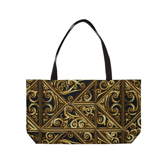 Ornament Print Big Bag High-Quality 100% Spun Poly 24x13 Canvas Art Bag OR-33