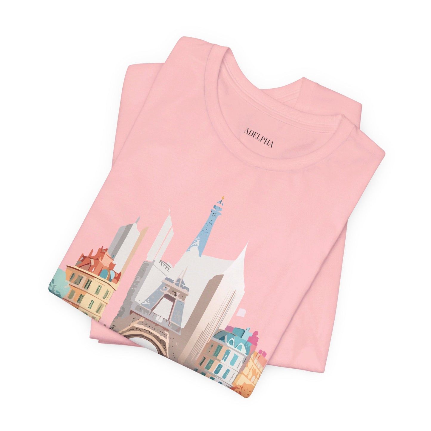 Adelpha Paris Graphic Tee Unisex Jersey Short Sleeve Vintage Inspired Artwork Collection