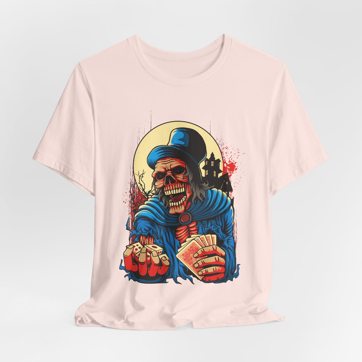 Skull Graphic Design Tee, Skull Shirt, Vintage Tees, Art Design T-Shirt, Graphic Tee, Art Shirts - 1