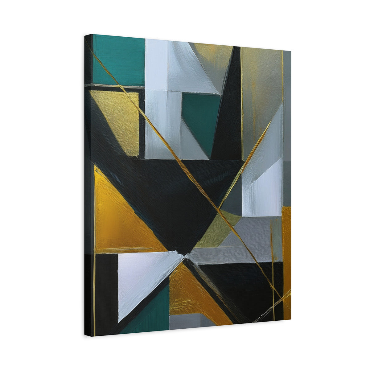Abstract Geometric Painting Print Canvas 20x24,20x30,24x30 24x32,24x36,30x40 32x48,36x48,40x60 Pine-Wood Inner Frame ABS-77