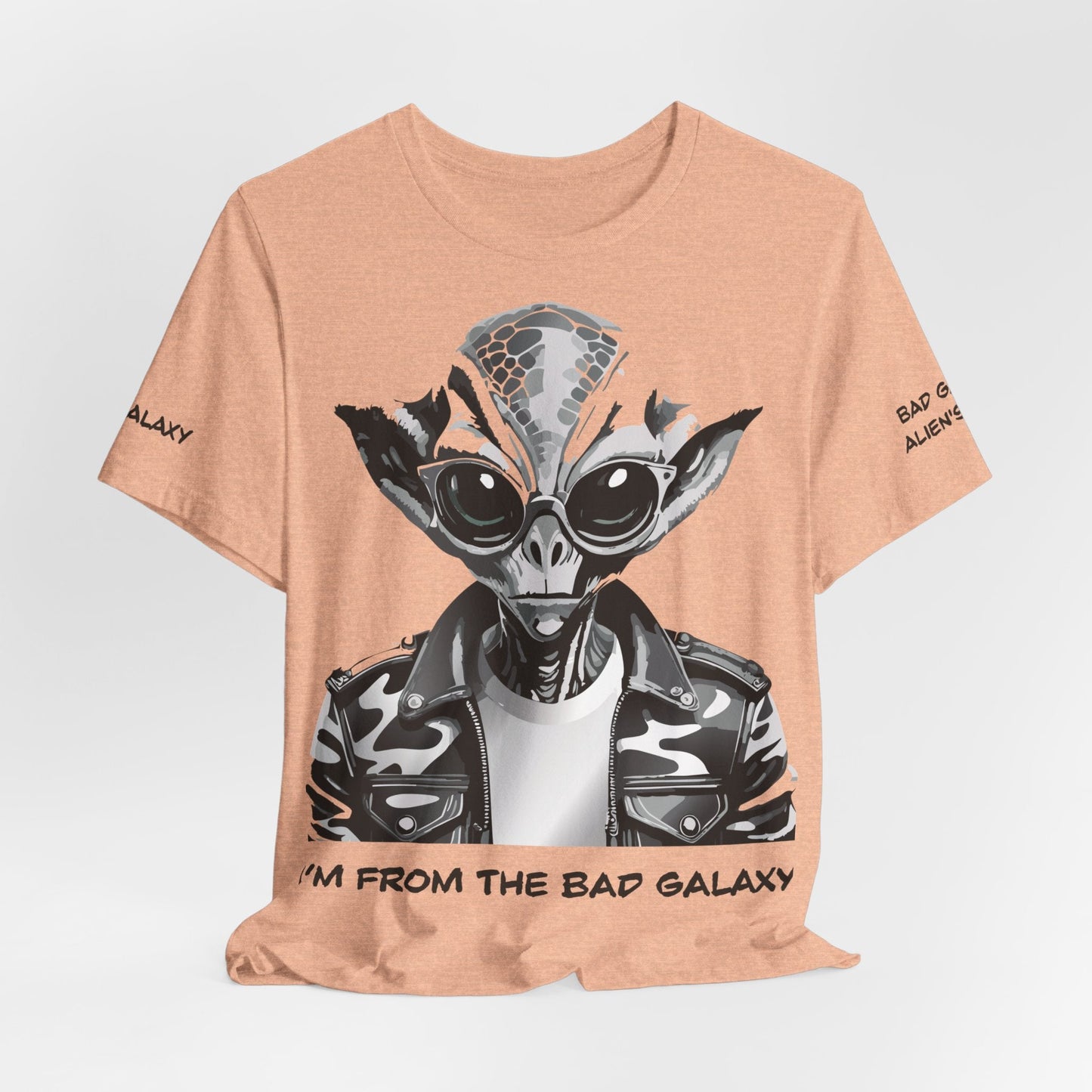 Alien Tee Shirt From Bad Galaxy Made To Order 100 Percent Cotton Eco Friendly Inks
