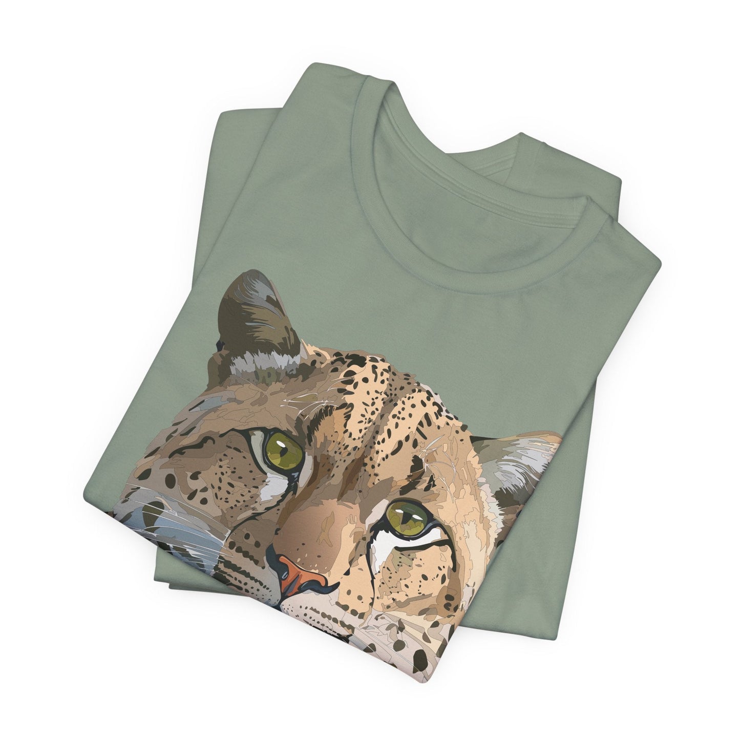 Unisex Animal Shirt With Animals Art Design Tee Short Sleeve Wildlife Print Tee Shirt