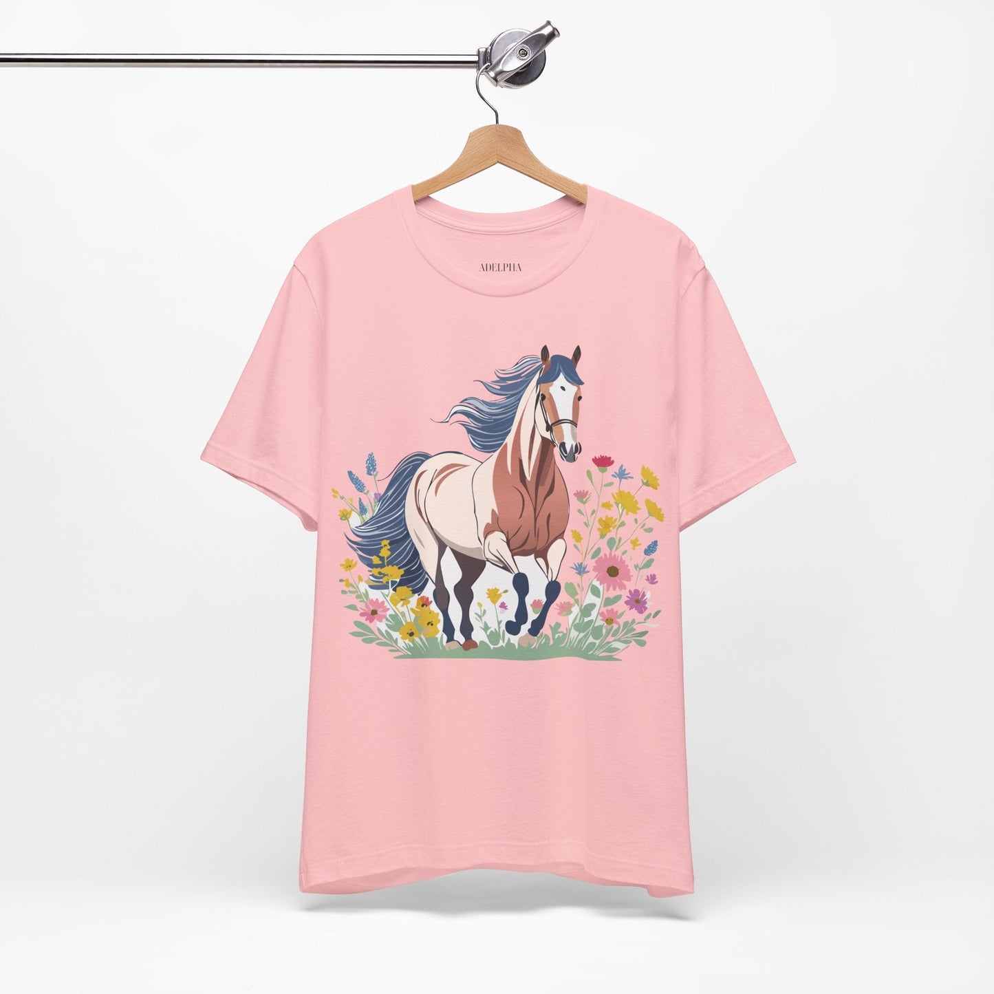 Horse Graphic Unisex 100 Cotton Vintage Animal Art T-Shirt 11