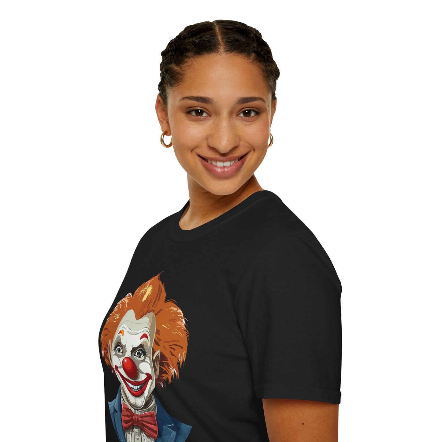 Clown Shirt Unisex Funny Man Circus Tee Softstyle Gildan 64000 Short Sleeve Shirt Premium