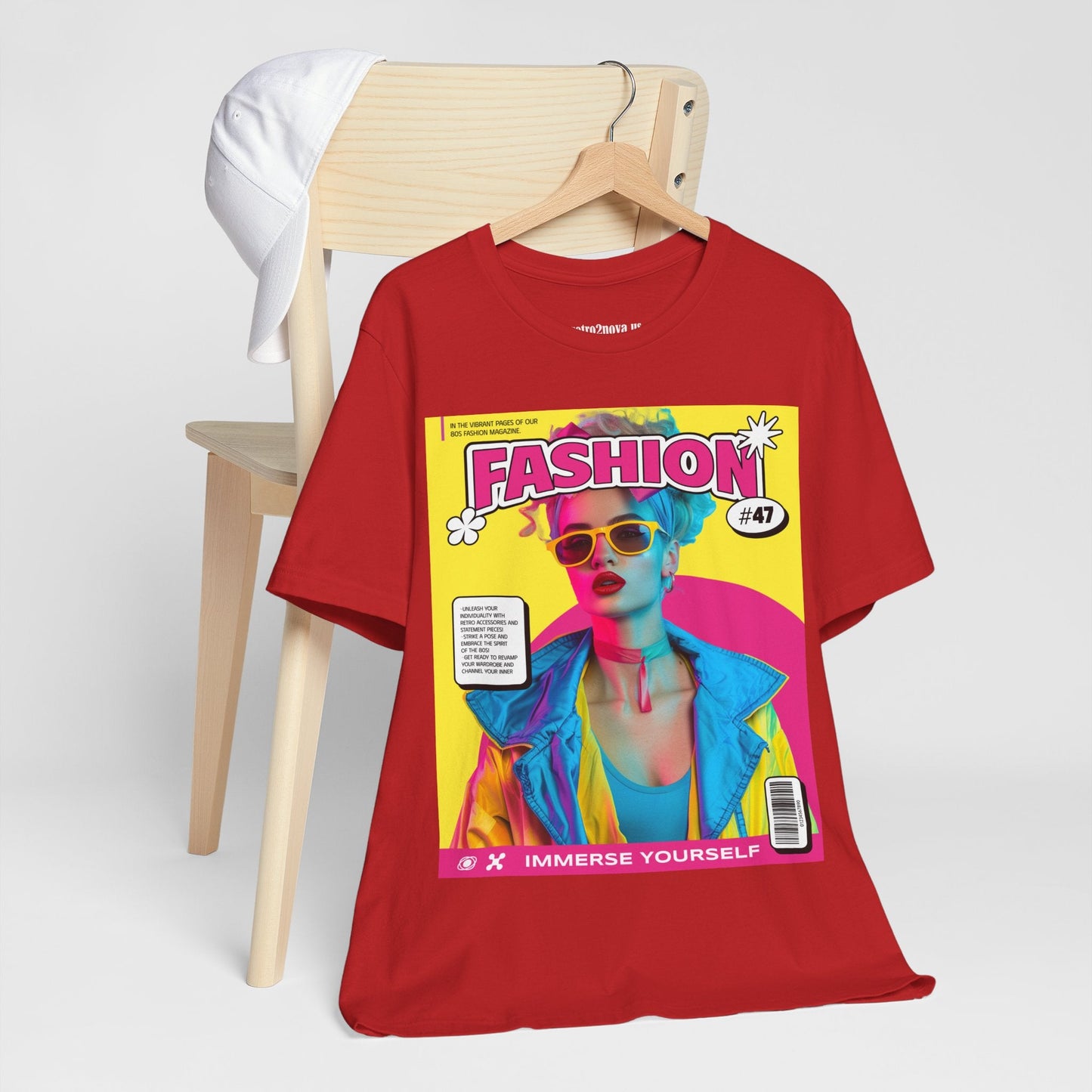 Magazine Cover Shirt Unisex Jersey Short Sleeve Tee Lightweight Breathable Fabric