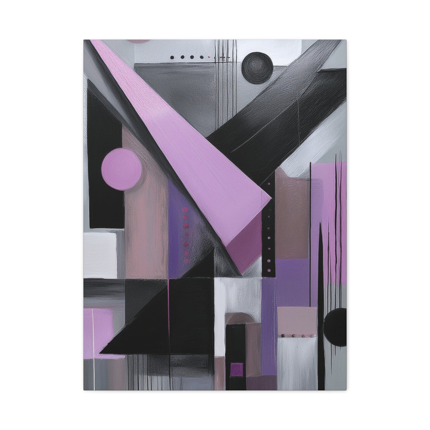 Abstract Geometric Painting Print Canvas 20x24,20x30,24x30 24x32,24x36,30x40 32x48,36x48,40x60 Pine-Wood Inner Frame ABS-43