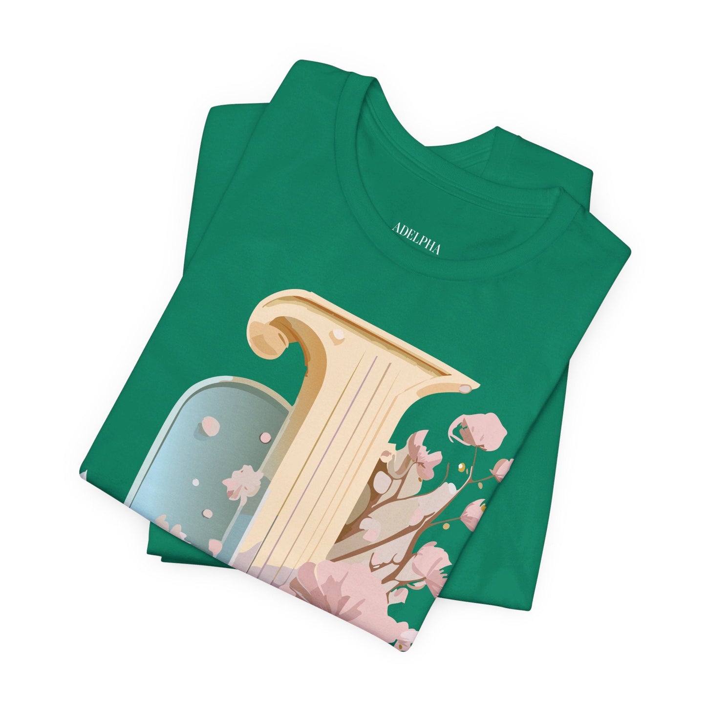 Adelpha Letter J Shirt Unisex Graphic Tee Vintage Inspired Art Design Short Sleeve