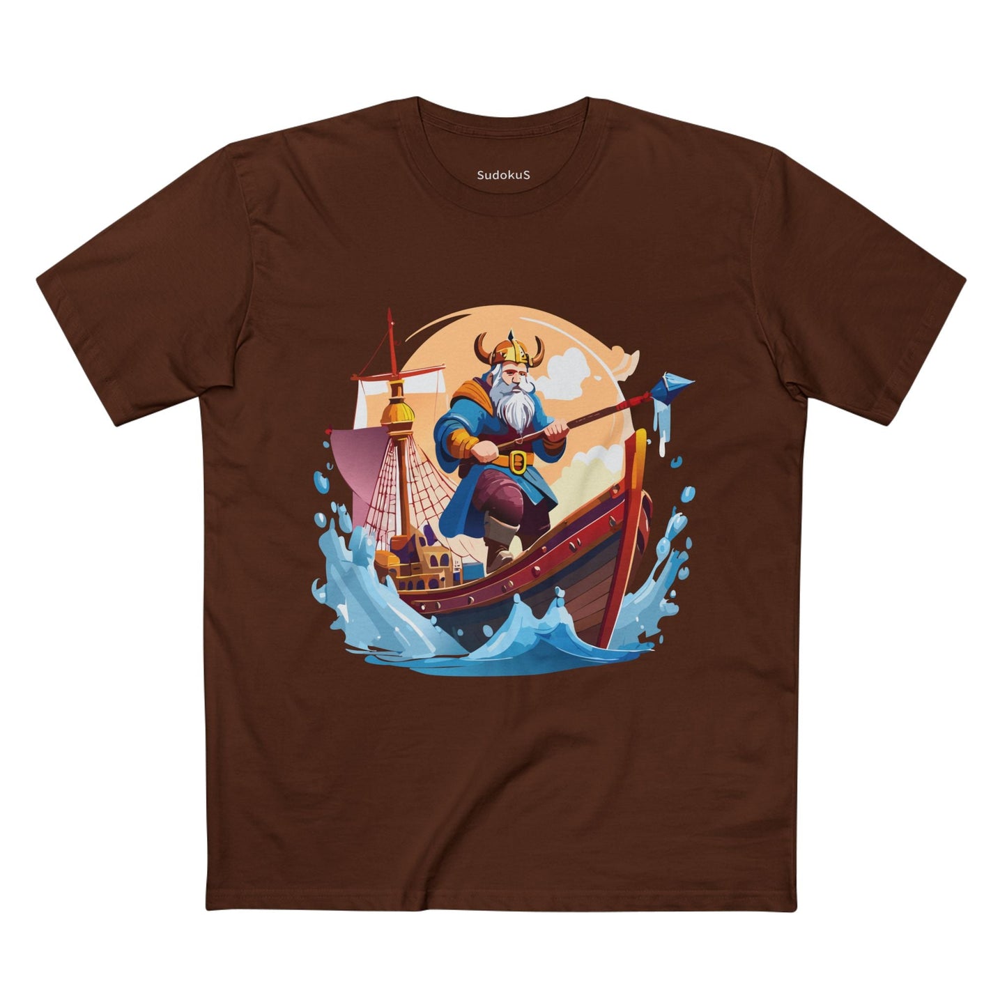 Viking Graphic Unisex 100 Cotton Staple Tee 4