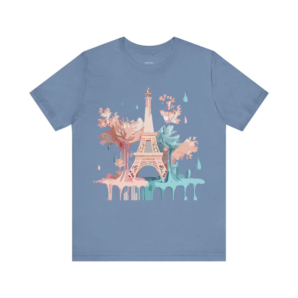 Paris Travel Tourist Graphic Design Unisex Bella+Canvas Cotton T-Shirt e320