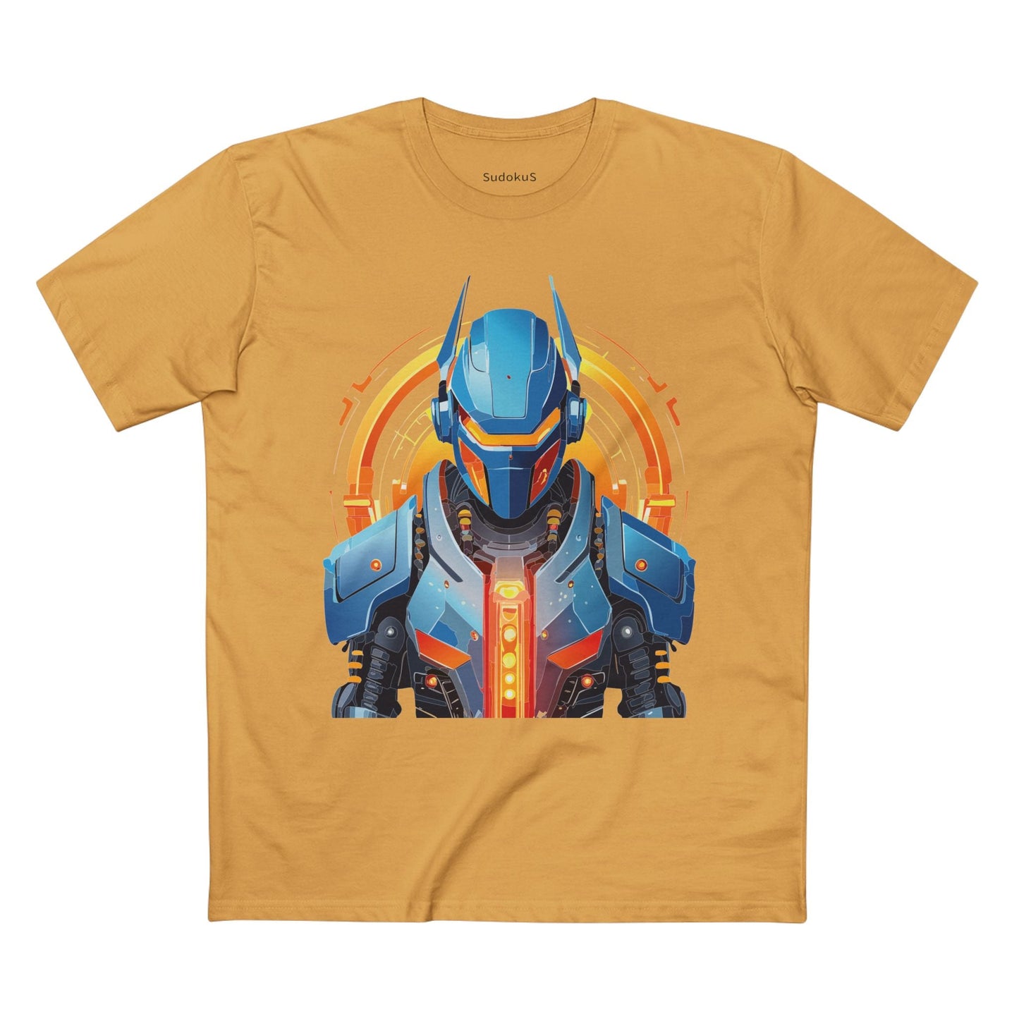 Cyborg Robot Graphic Unisex 100 Cotton Staple Tee 9