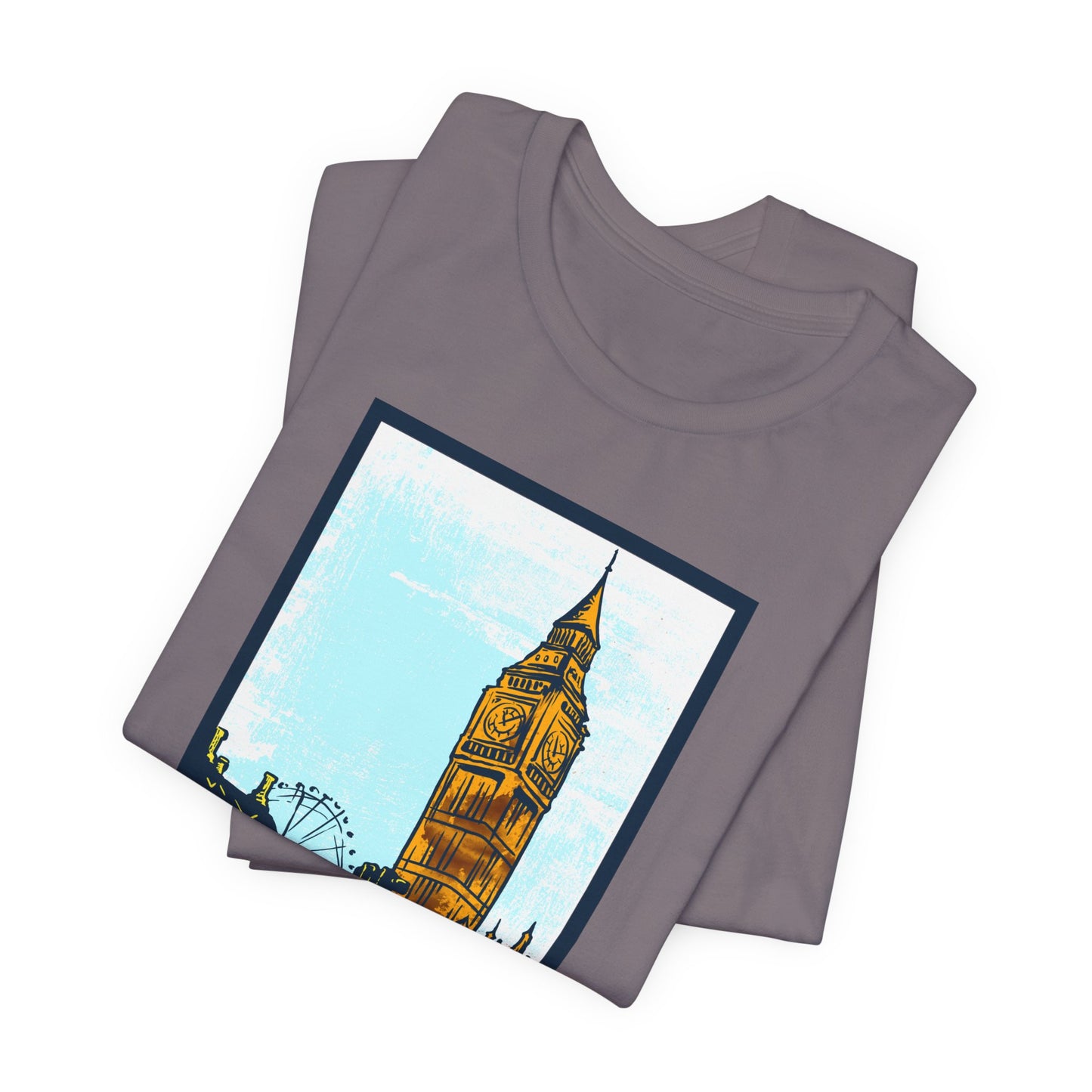 Retro Poster London Graphic Design Tee, London Shirt, Vintage Tees, Art Design T-Shirt, Graphic Tee, Retro Art Shirts