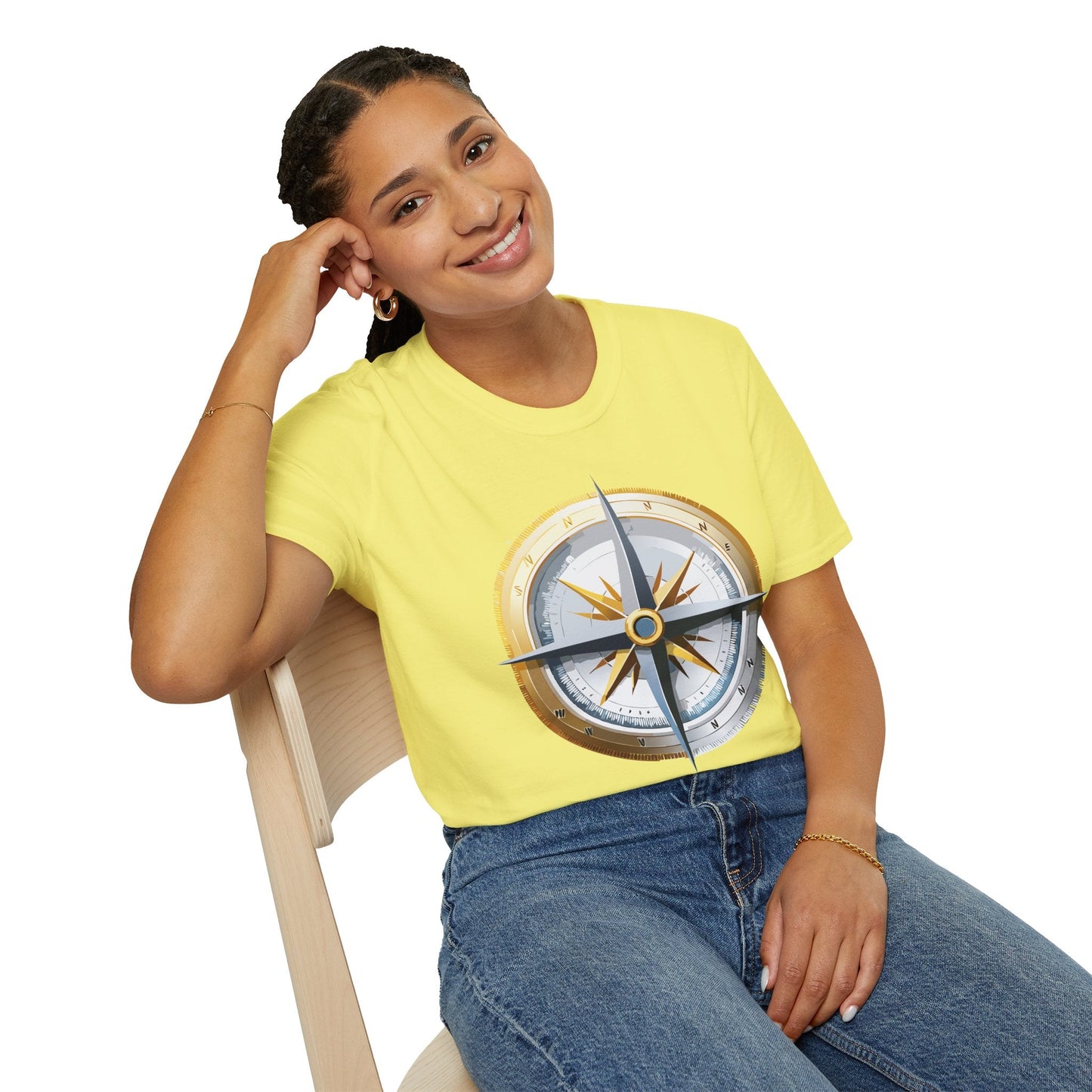 Compass Navigator Graphic Tee Unisex 100 Cotton 13
