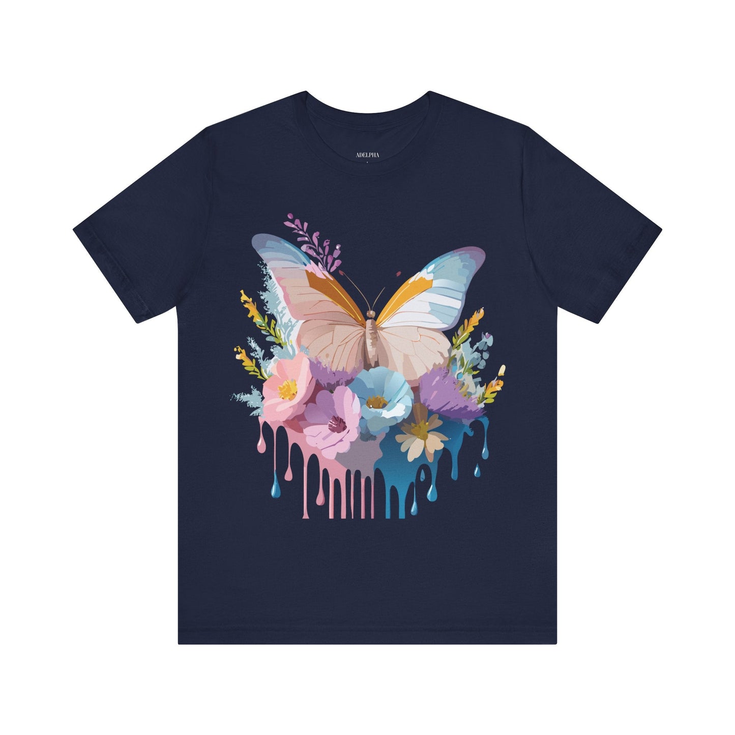 Butterfly Graphic T Shirt Unisex Adelpha Vintage Art Design Tee