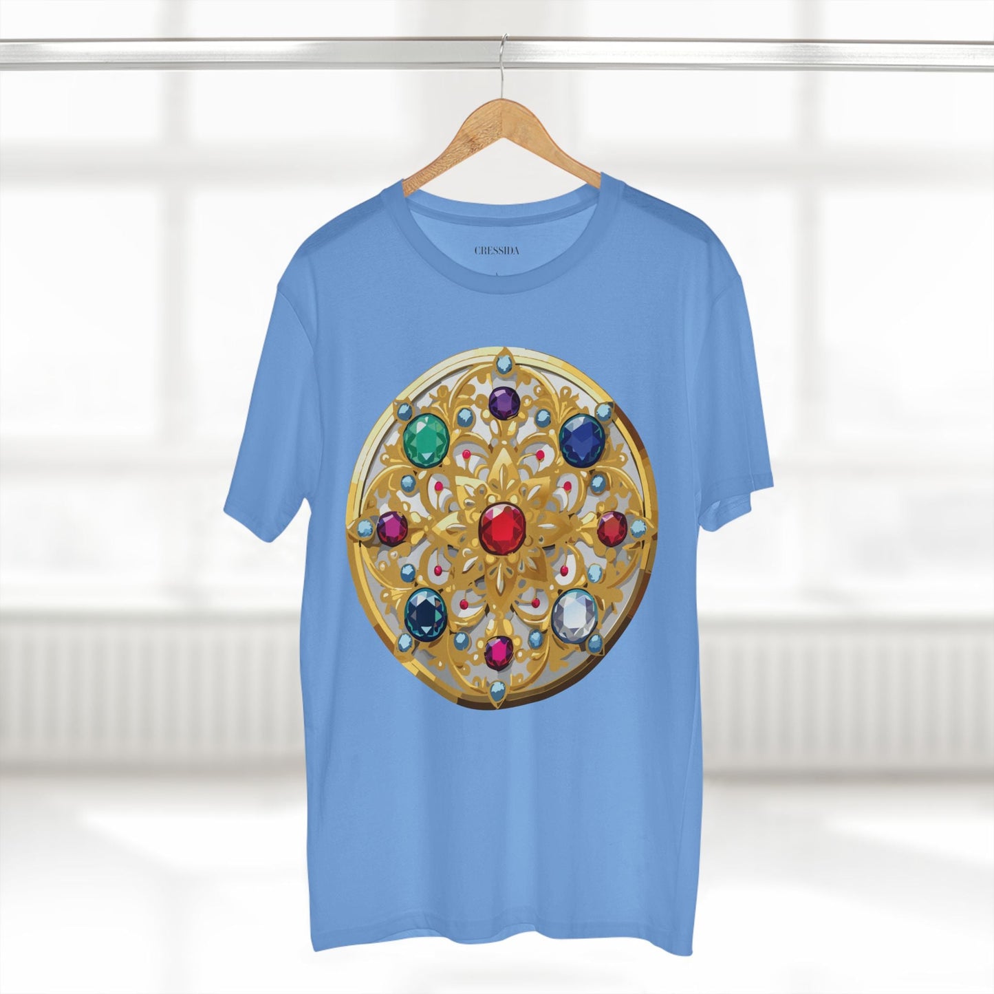 Medallion Graphic T-Shirt Unisex 100 Cotton With Gold Art Design Medal Tee 6