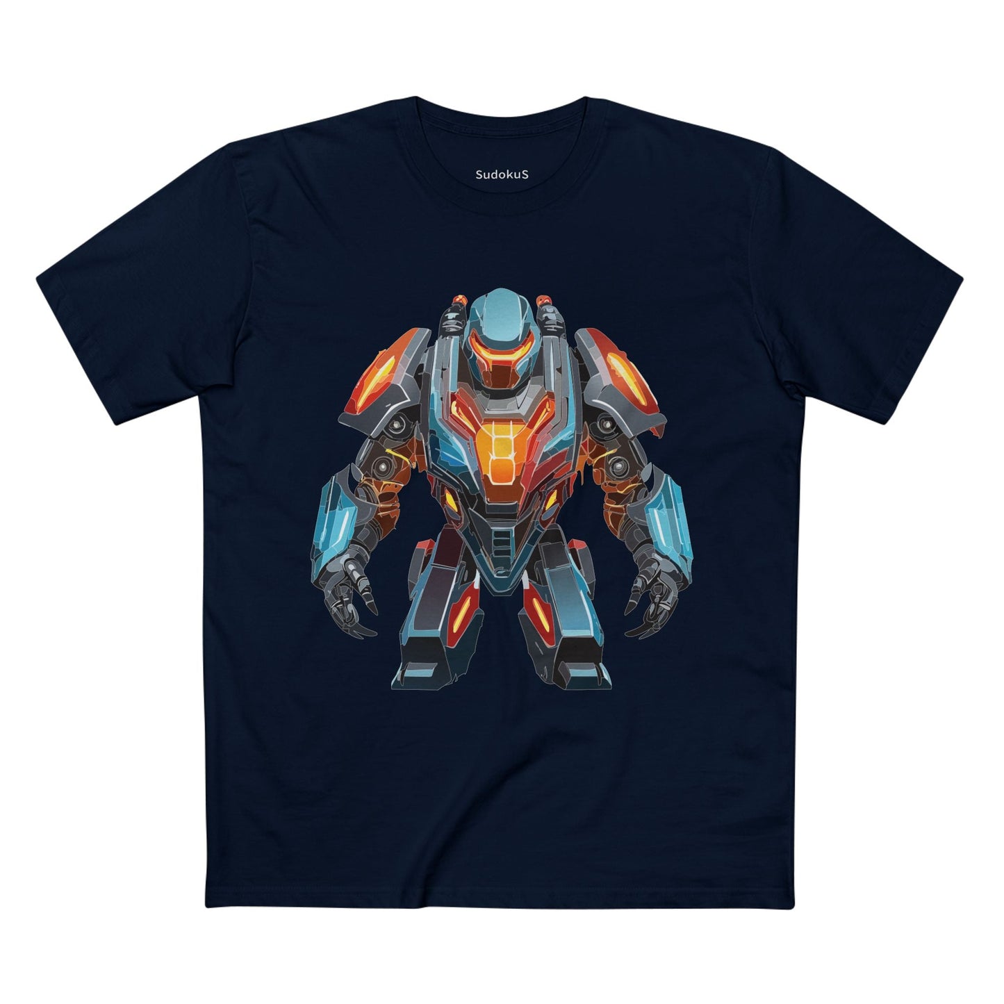 Cyborg Robot Graphic Unisex 100 Cotton Staple Tee 19