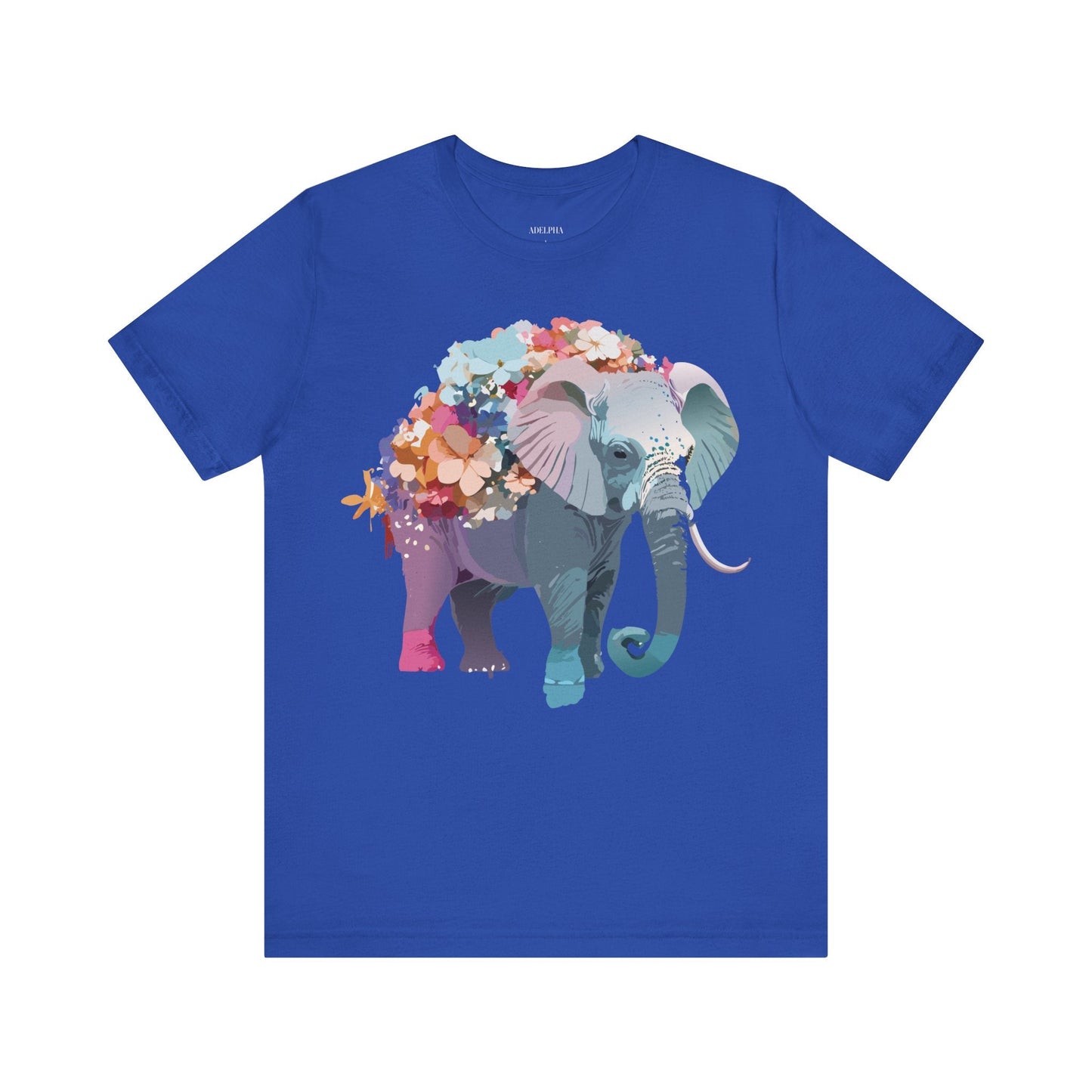 Elephant Graphic T Shirt Unisex Vintage Inspired Adelpha Artwork Short Sleeve Tee