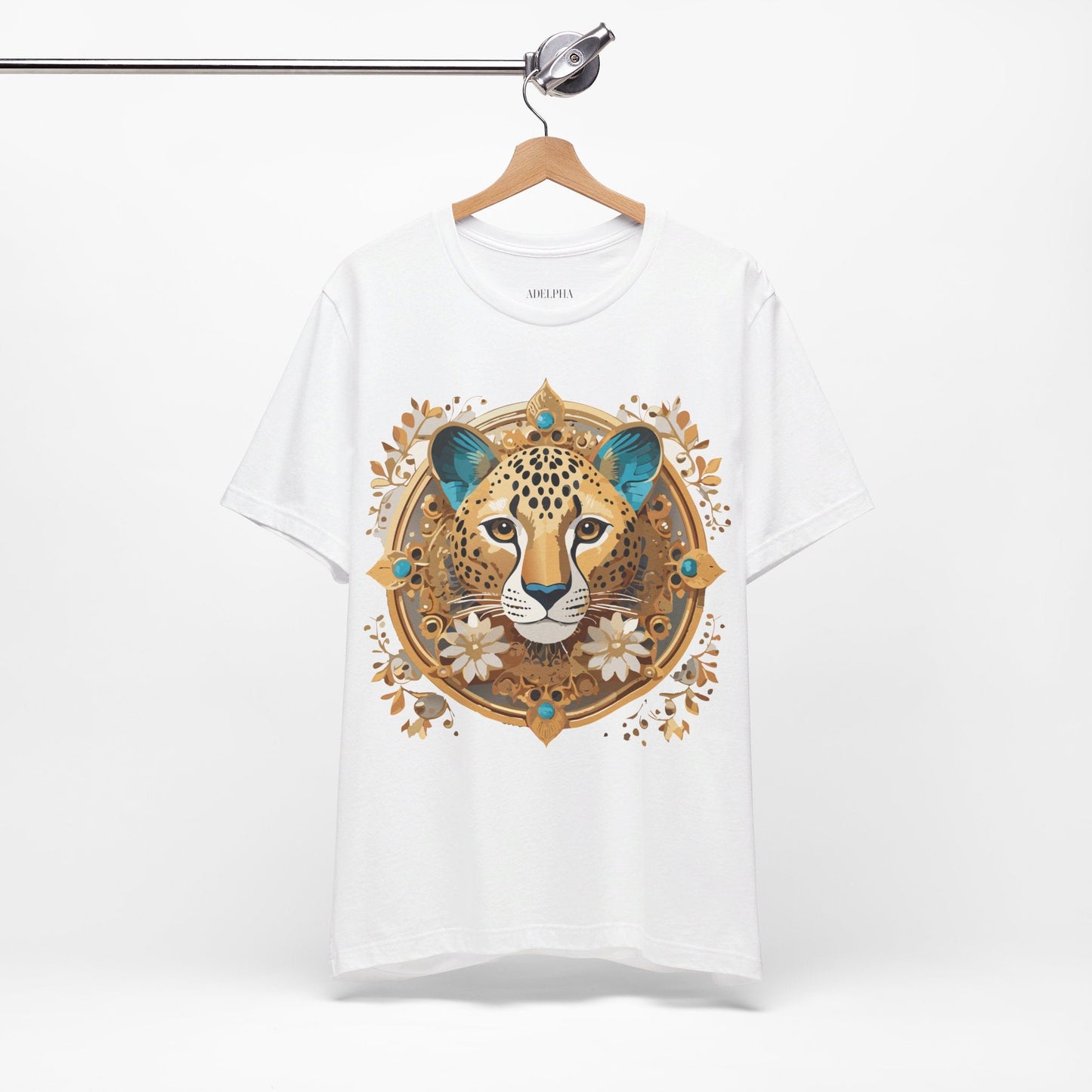 Medallion Shirt Graphic Tee Unisex Short Sleeve Vintage Inspired Artwork By Adelpha