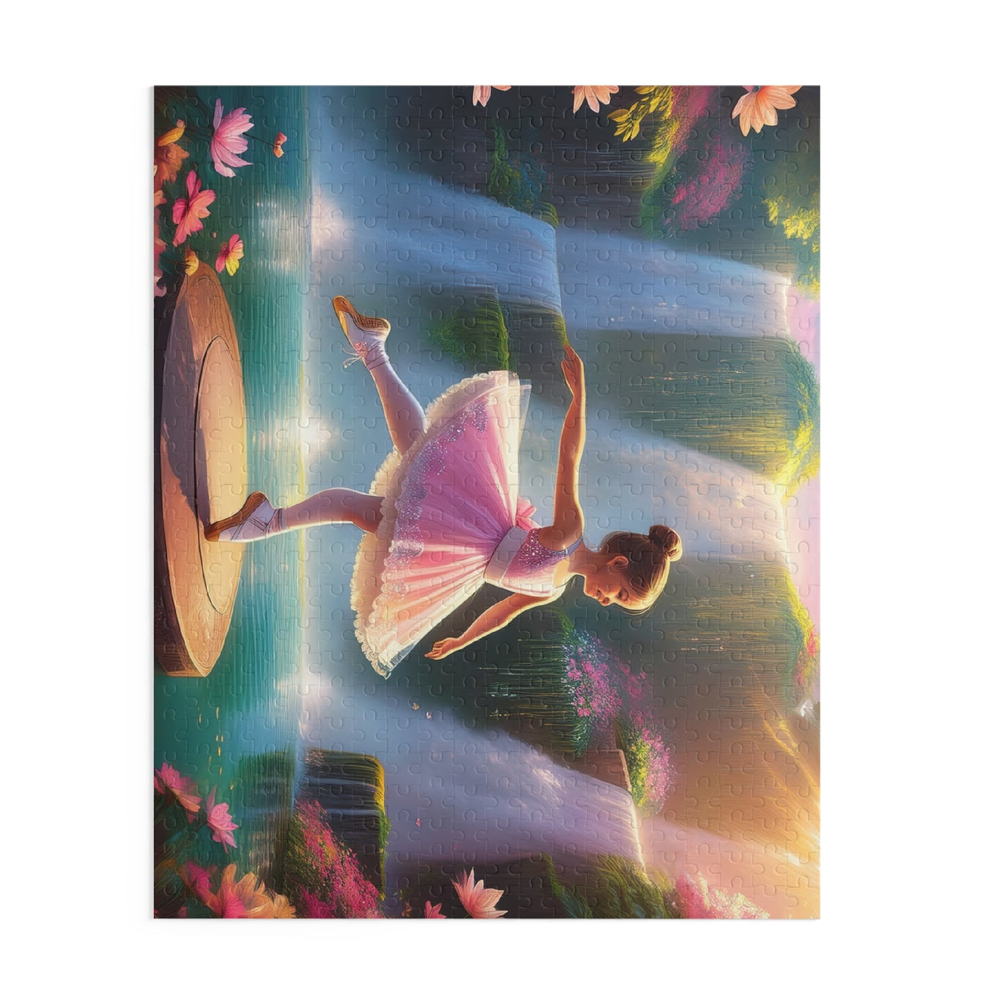 Ballerina Puzzle 500-Chipboard Pieces in Box | Kids Puzzles Size: 16" x 20",  Ages 9+ and Family pn15