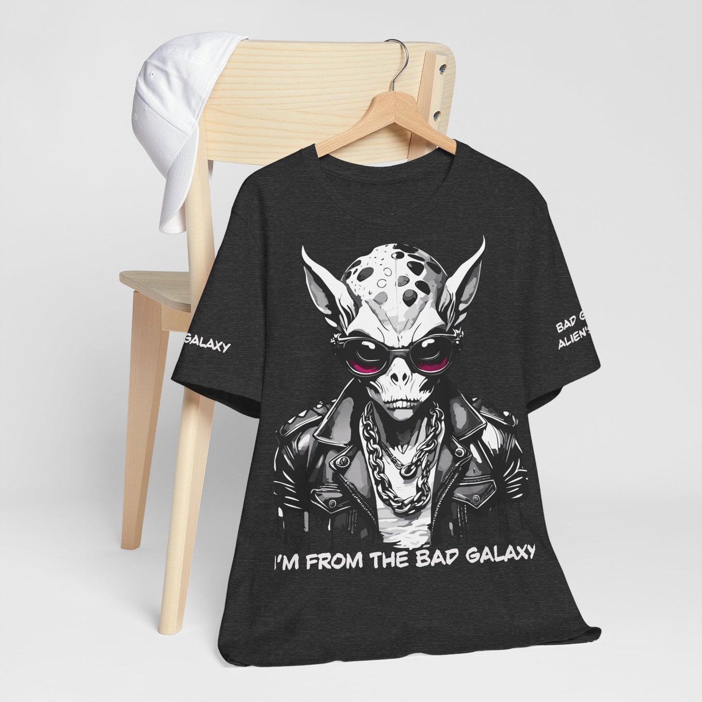 Alien Tee Shirt From Bad Galaxy Made To Order 100 Percent Cotton With Eco Friendly Inks