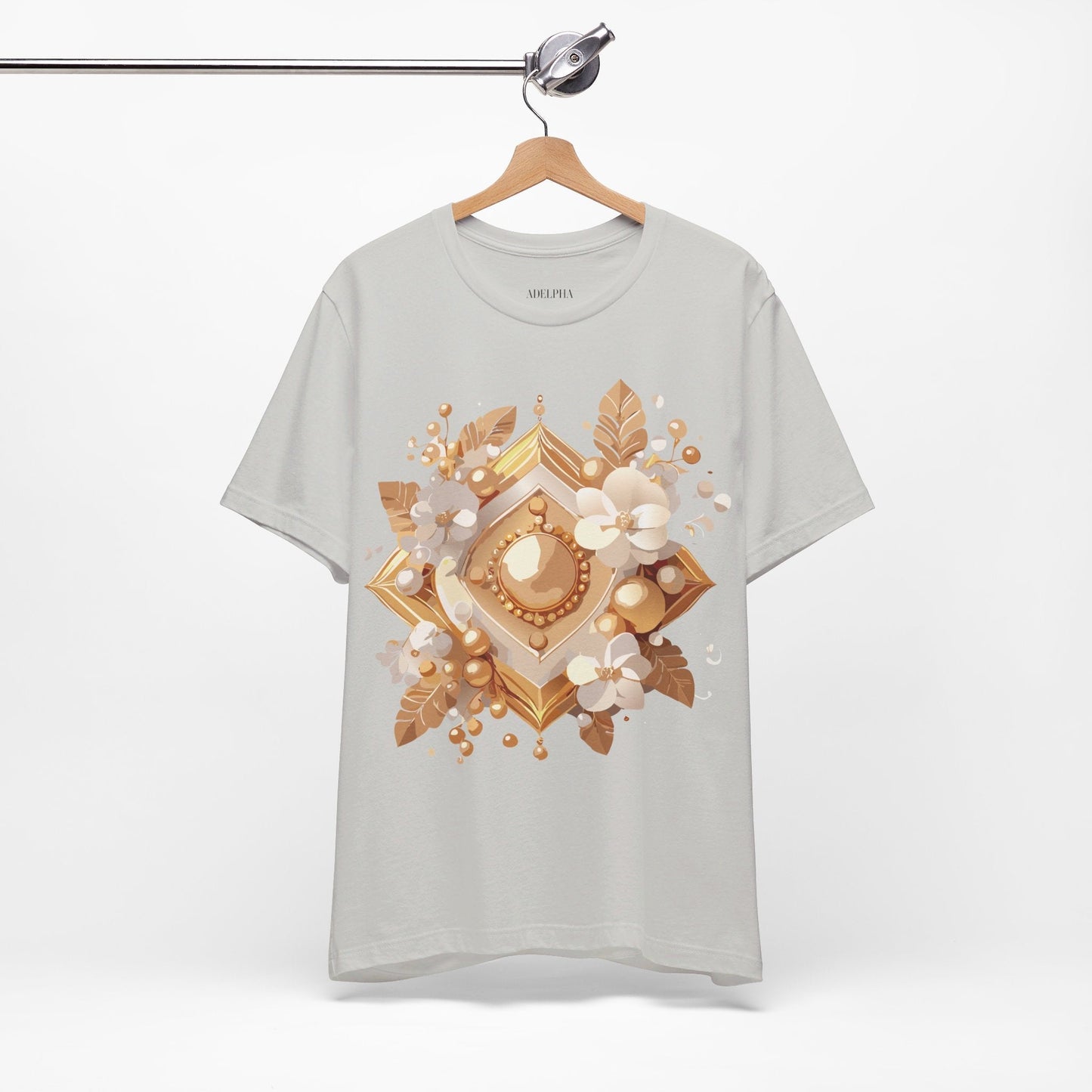 Jewelry Graphic Unisex 100 Cotton Vintage Treasure Art T-Shirt 28