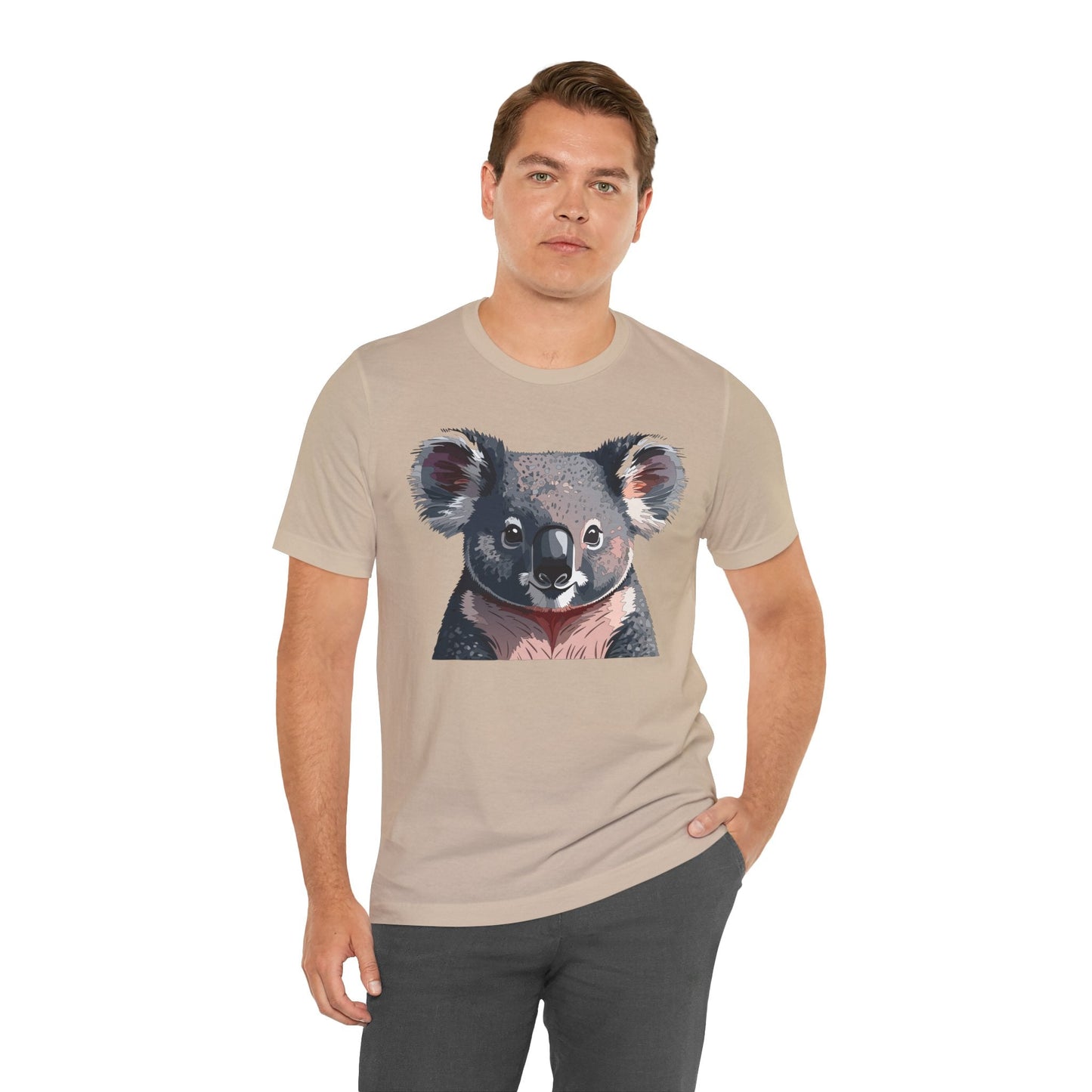 Unisex Animal Shirt Graphic Tee With Wildlife Art Design Animal Print Short Sleeve Casual Wear