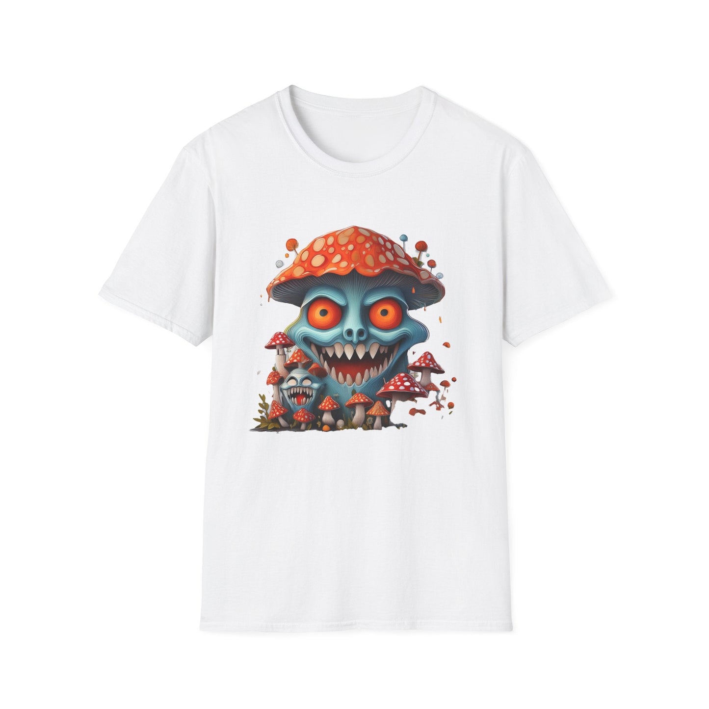 Mashroom Tee Shirt Unisex Softstyle Gildan 64000 Short Sleeve Tee With Funny Mashroom Fungus