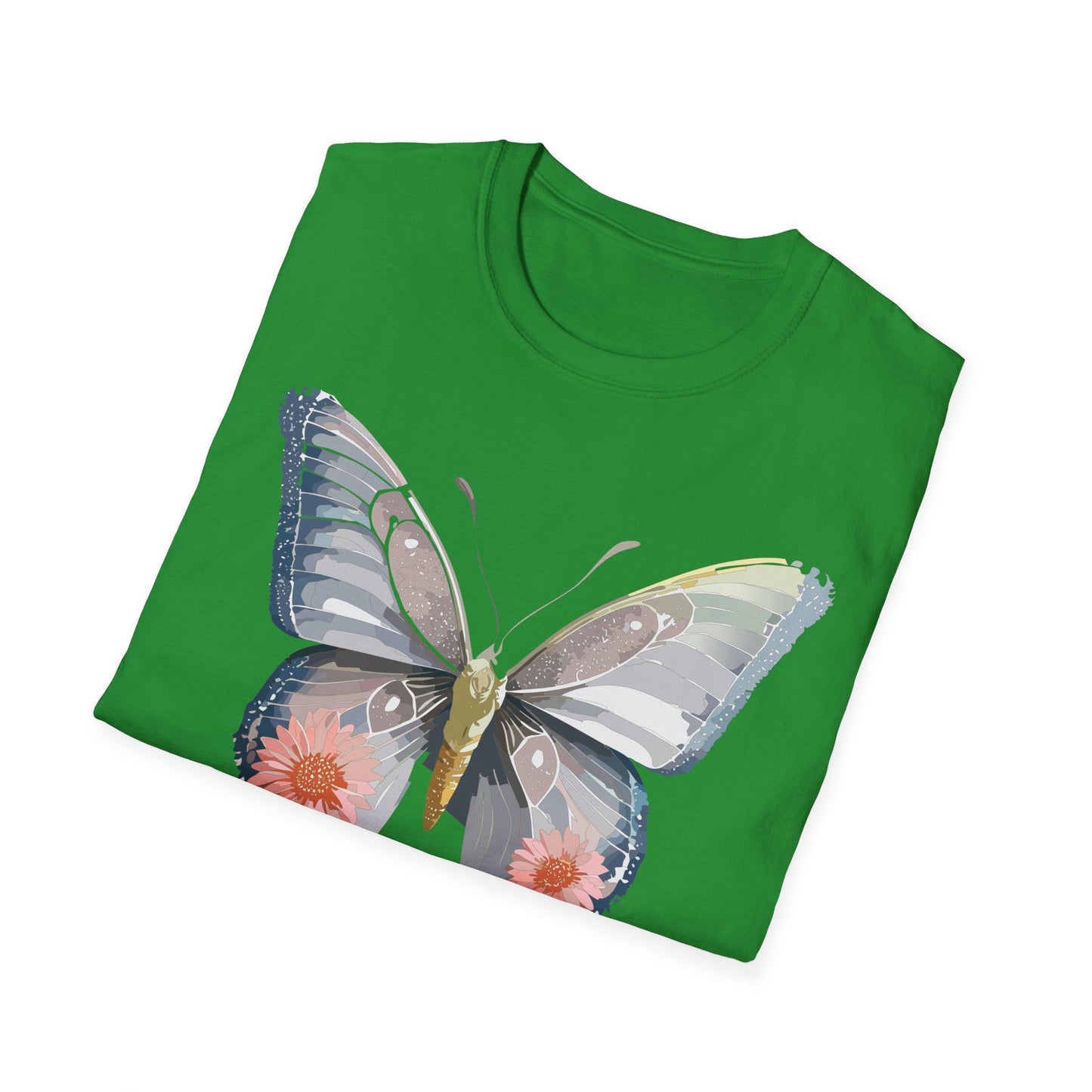 Butterfly Shirt Unisex T Shirt 100 Percent Ring Spun Cotton Softstyle Tee Monarch