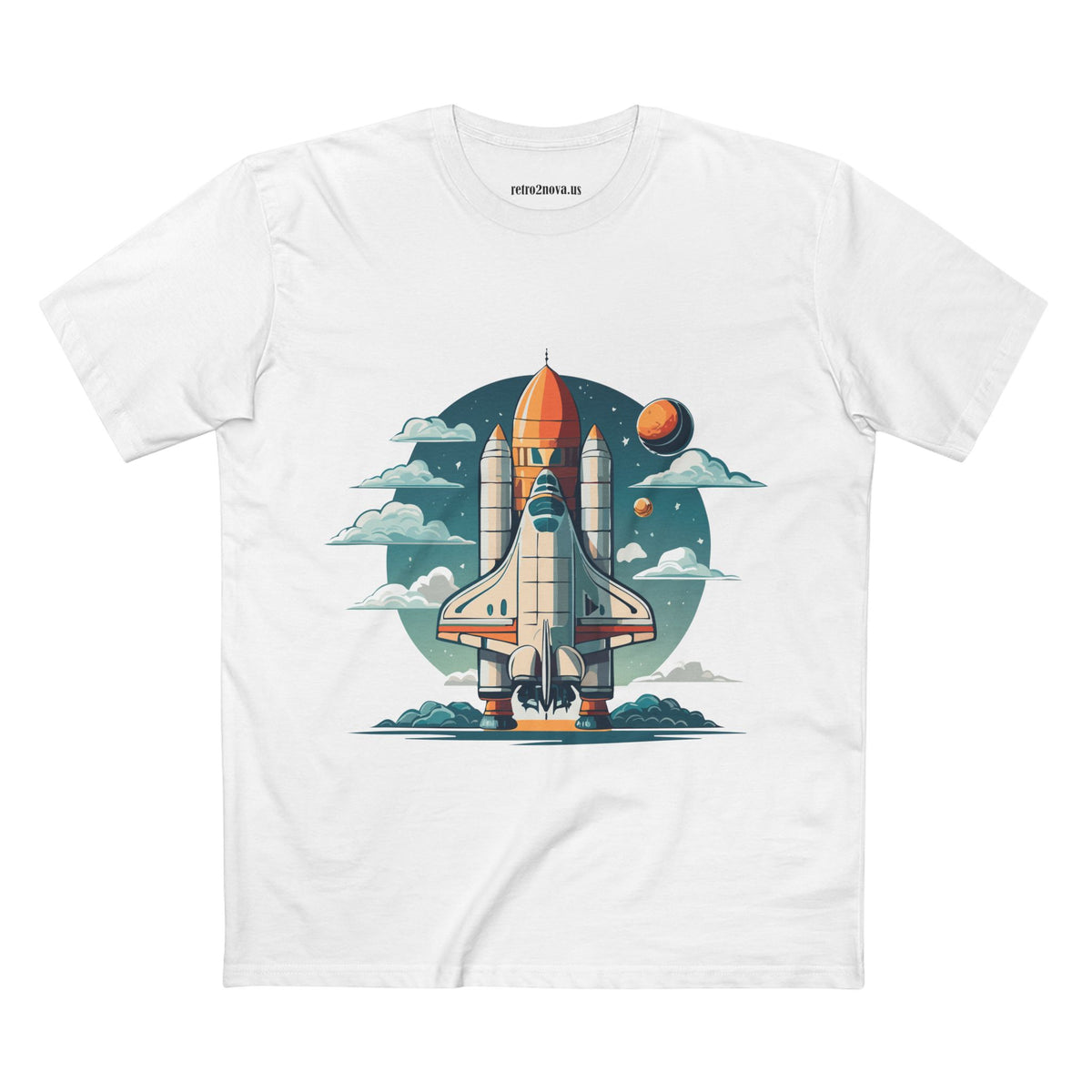 Cosmos Shuttle Graphic Tee Staple Unisex 100 Cotton Tee Shirt - CS-1