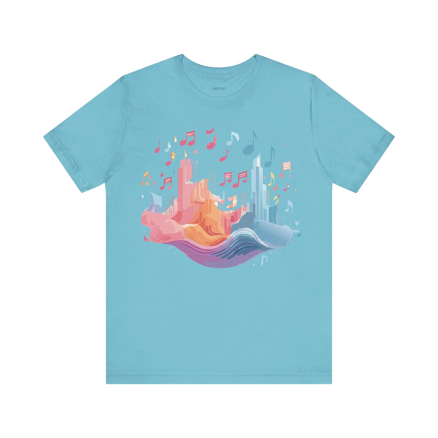 Music Graphic Tee Unisex Jersey Short Sleeve Art Design Adelpha Vintage Artwork Premium