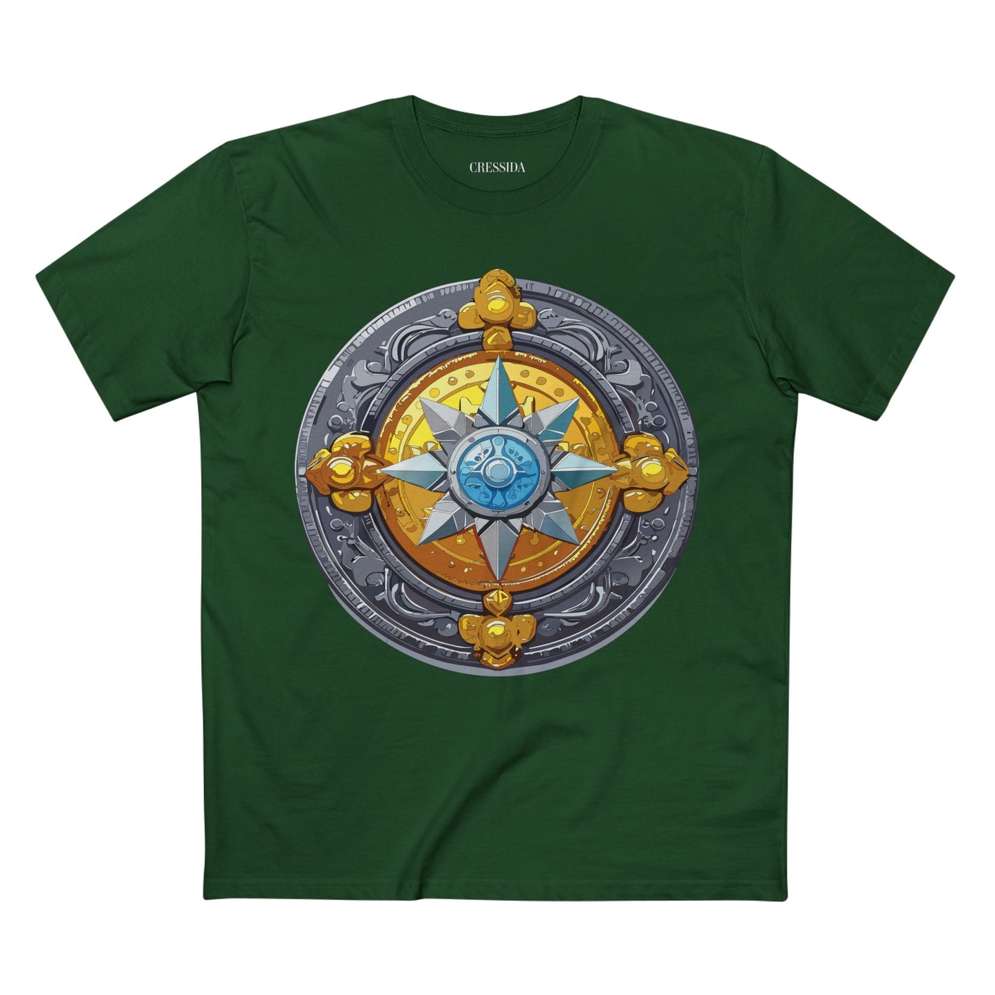 Antique Gold Coin Graphic Design T-Shirt Unisex 100 Cotton With Golden Print Artwork Tee 1