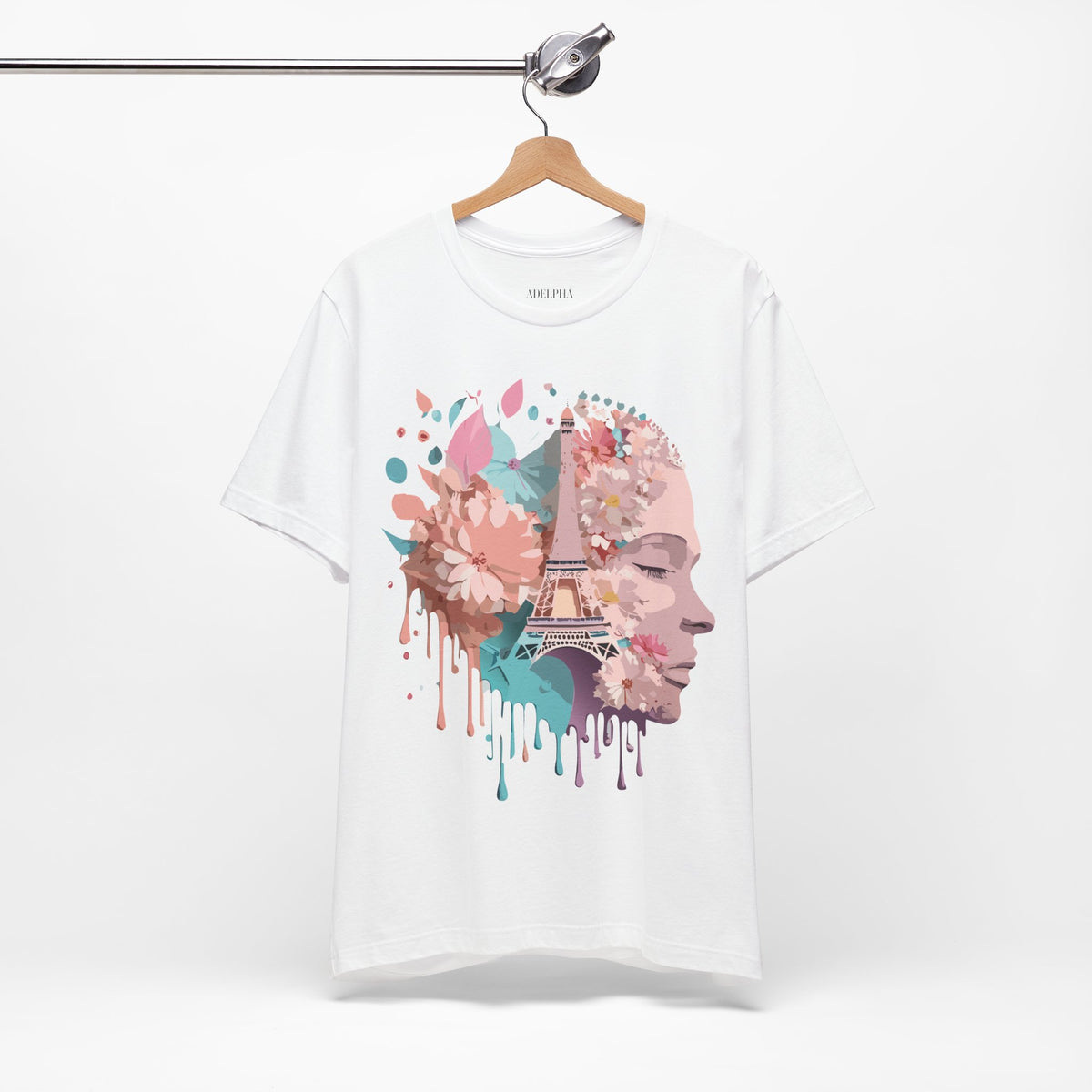 Unisex Cotton Bella+Canvas Tee with Paris