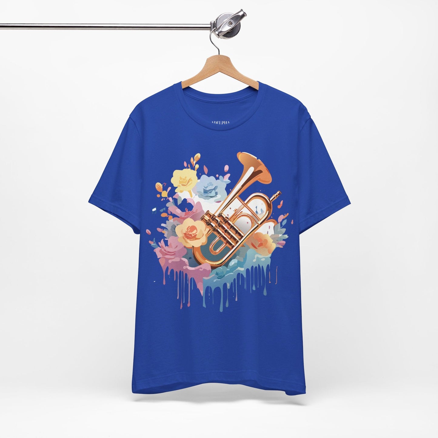 Music T Shirt Unisex Graphic Tee Vintage Artwork Adelpha Short Sleeve Art Design