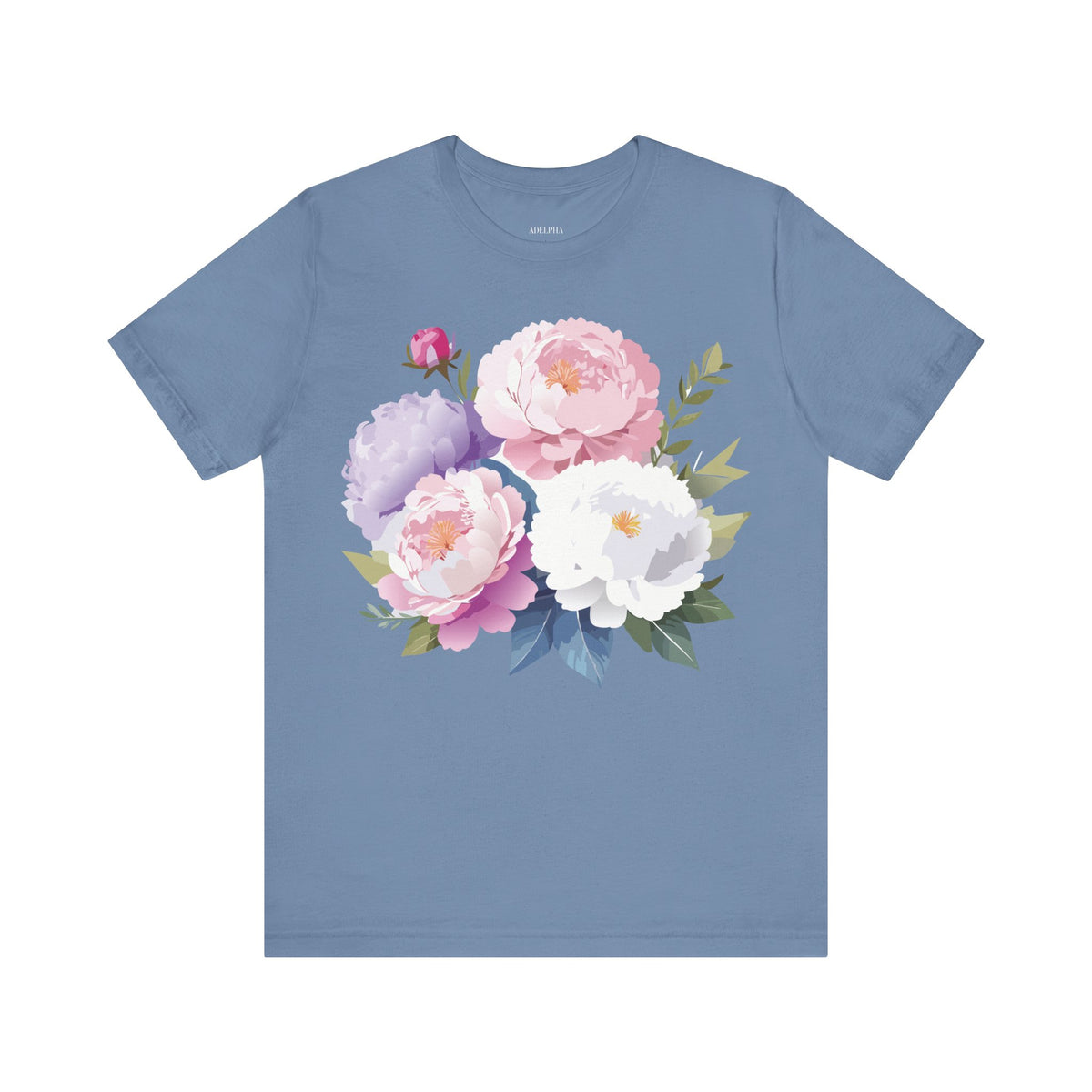 Floral Graphic Tee Shirt - Bella+Canvas Unisex 100 Cotton 36