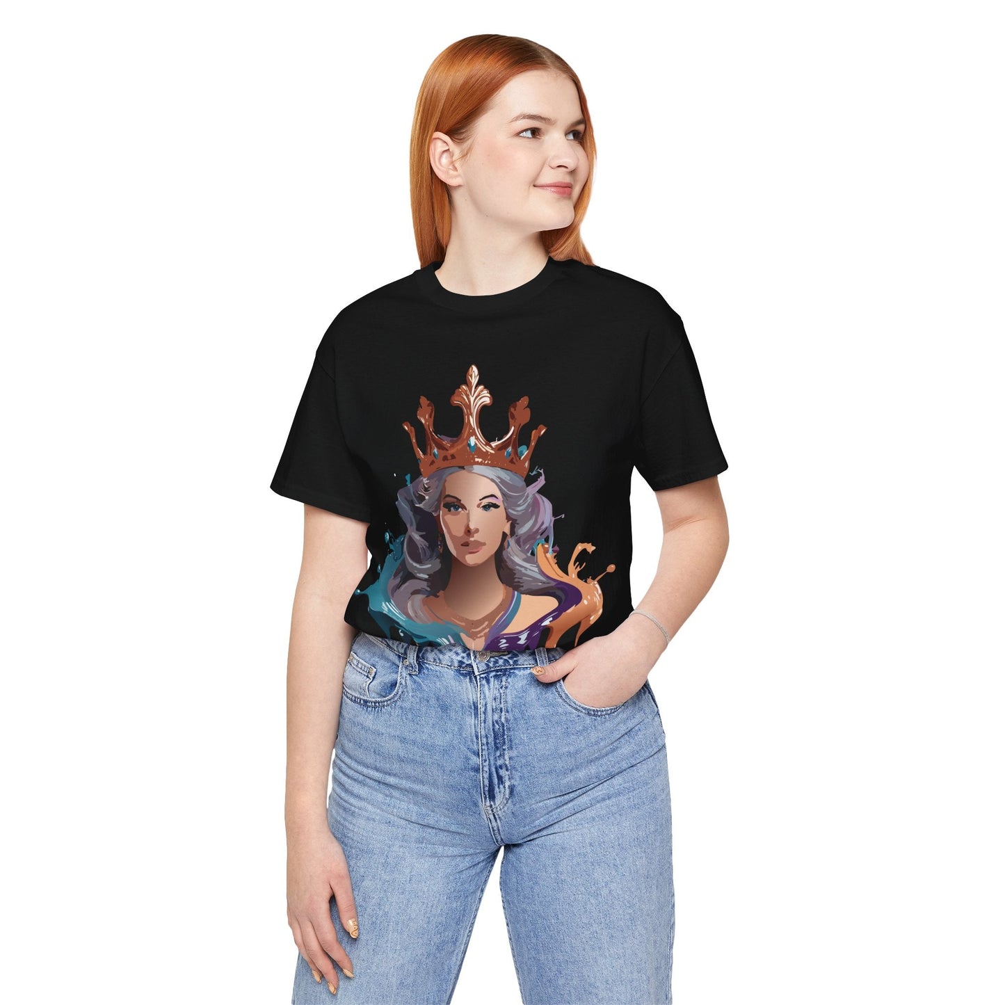 Queen Graphic Tee By Adelpha Art Design Unisex Short Sleeve Vintage Inspired Shirt