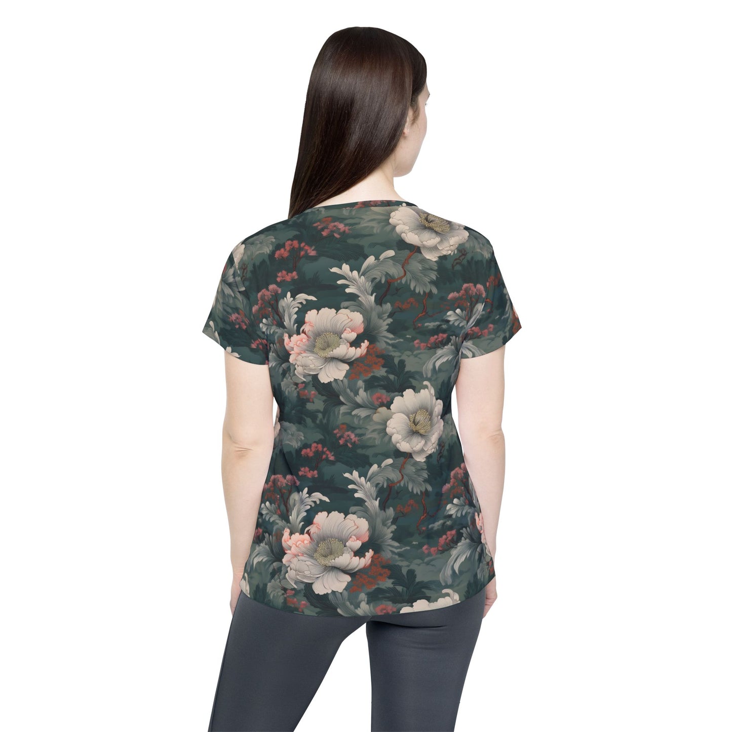 Women Poly Shirt with Floral Print F349