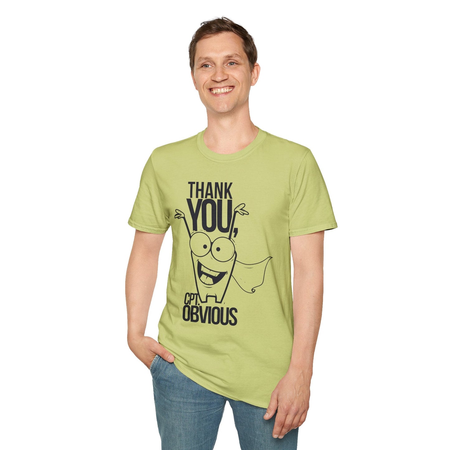 Cartoon T Shirt Animation Funny Tee Unisex Gildan Softstyle 64000 Ring Spun Cotton