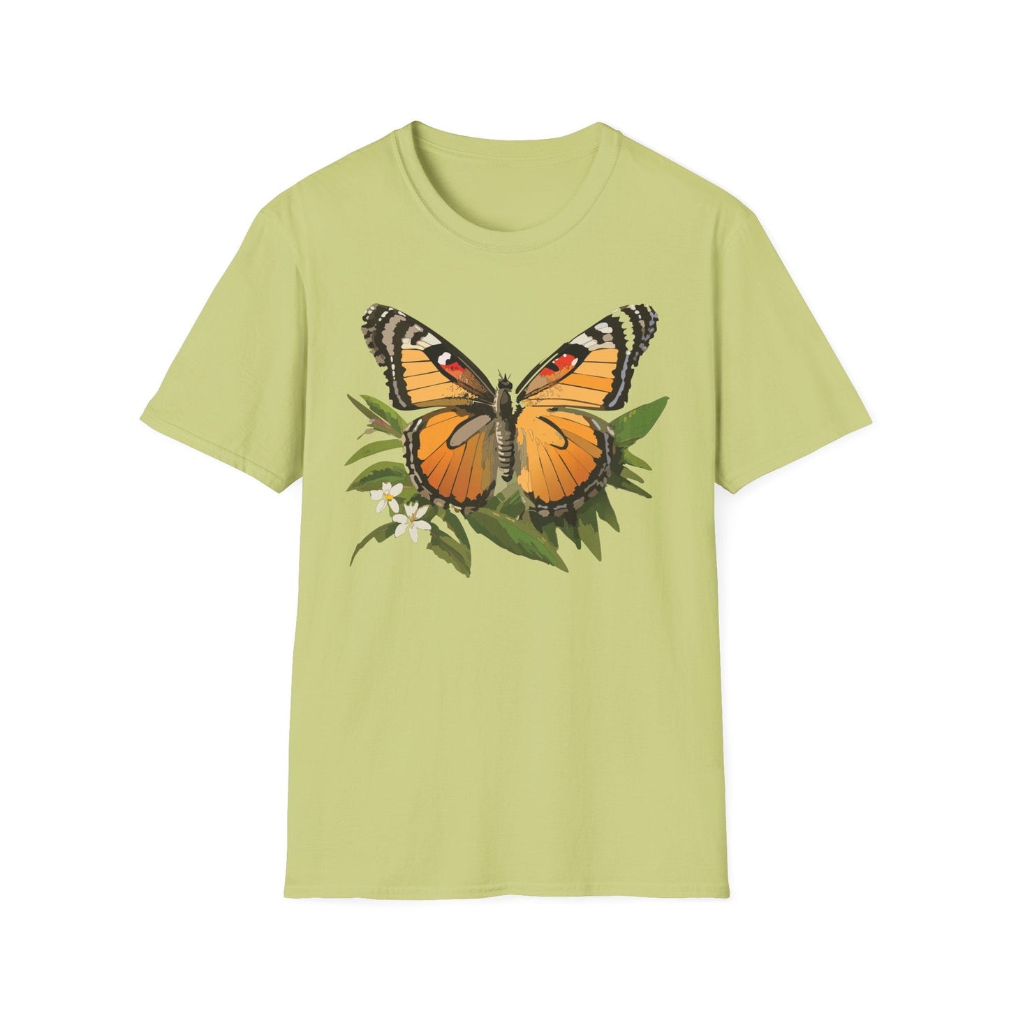 Monarch Butterfly Shirt Unisex Softstyle Tee 100 Percent Ring Spun Cotton Gildan 64000