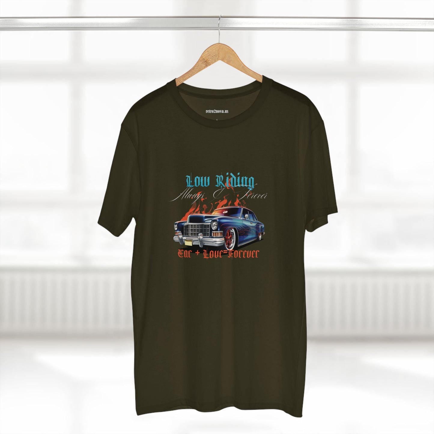 Retro Car Shirt RC28 Vintage Car Tee Unisex Premium Cotton With Original Art Design