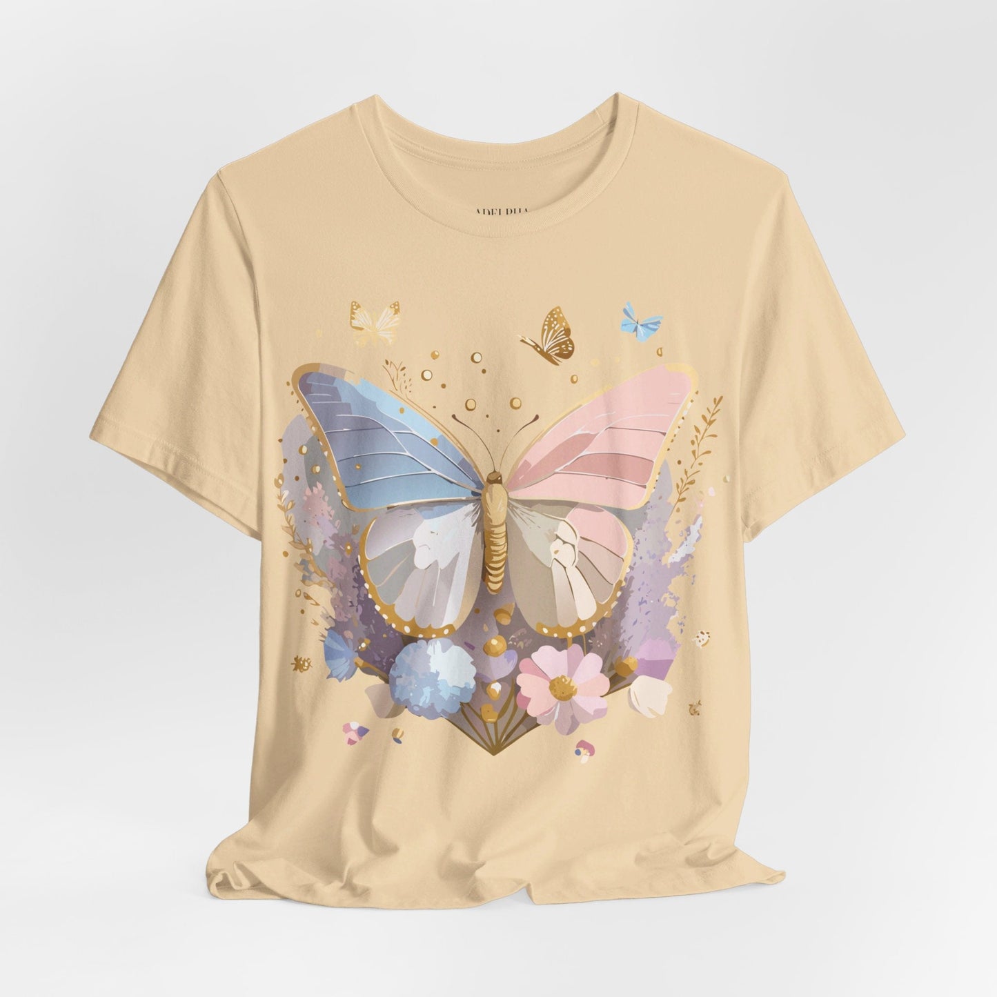 Butterfly Graphic Tee Adelpha Unisex Short Sleeve Shirt Vintage Inspired Art