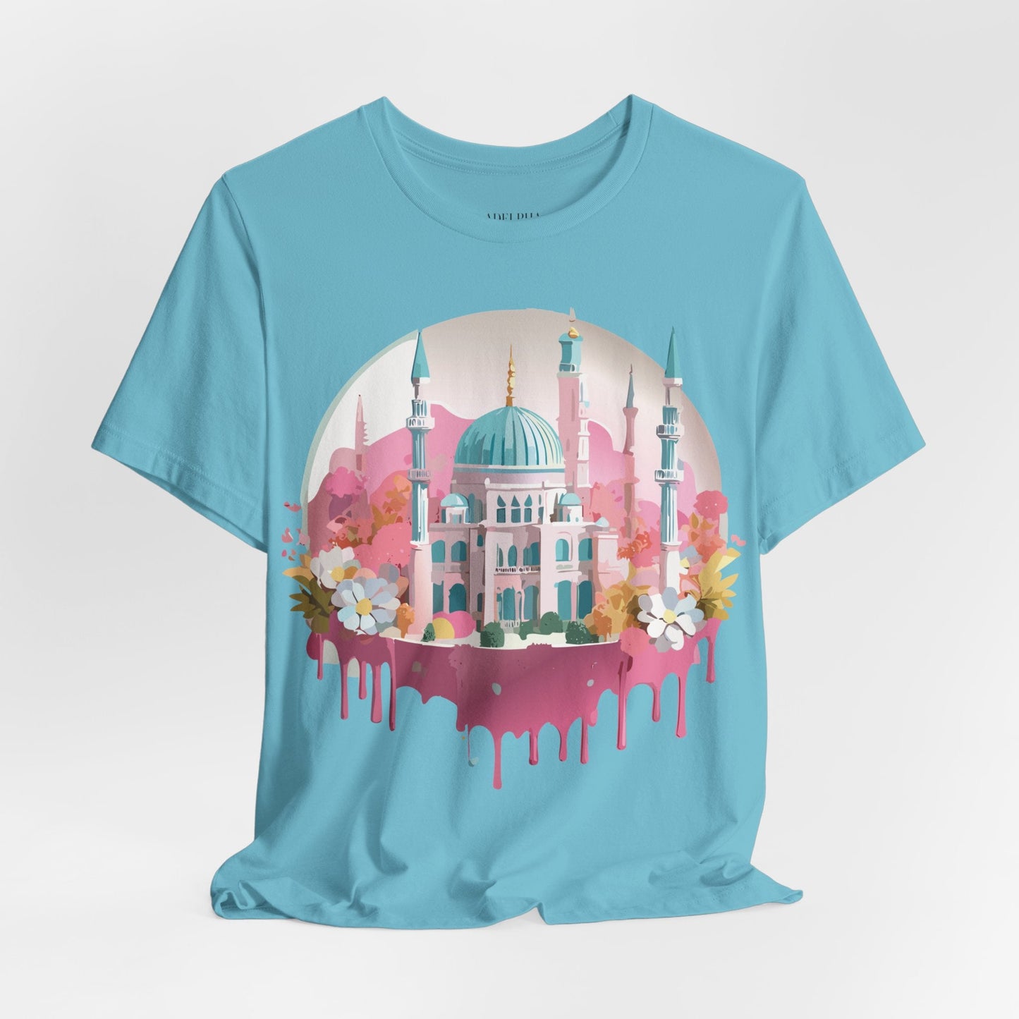 Istanbul Tourist Shirt Unisex Short Sleeve Graphic Tee Vintage Inspired Art Adelpha