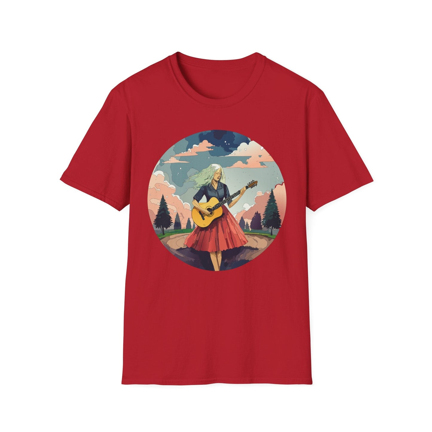 Womens Graphic T Shirt Art Design Ladies Tee Softstyle Gildan 64000 100 Percent Cotton