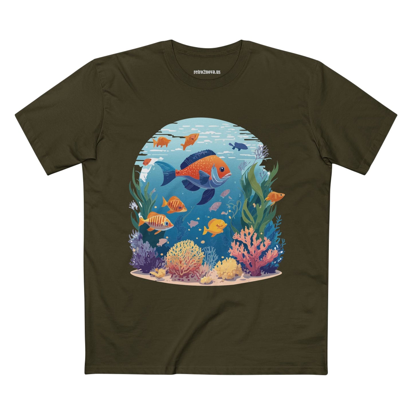 Ocean Shirt Ocean Pacific OP16 Unisex Premium Cotton Tee With Original Art Design