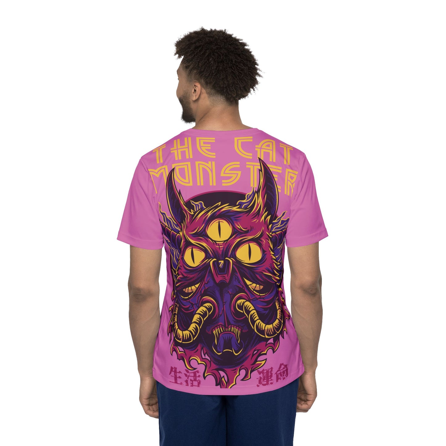 43-Be Fun Graphic T-Shirt, Art Design Poly Shirt, All Over Print Graphic Tee, Monsters T-Shirt, Cartoon Tees