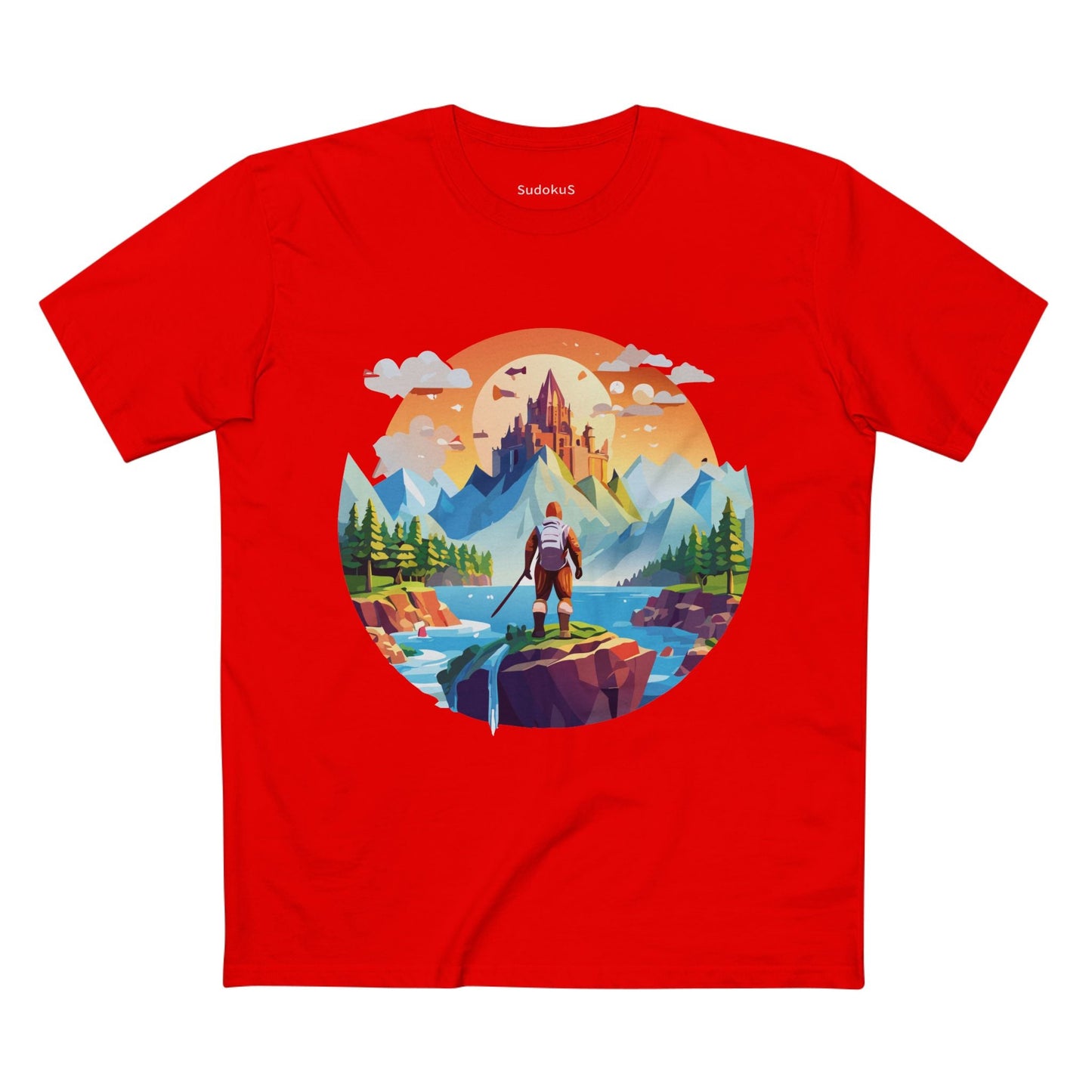 Adventures Graphic Unisex 100 Cotton Staple Tee 6