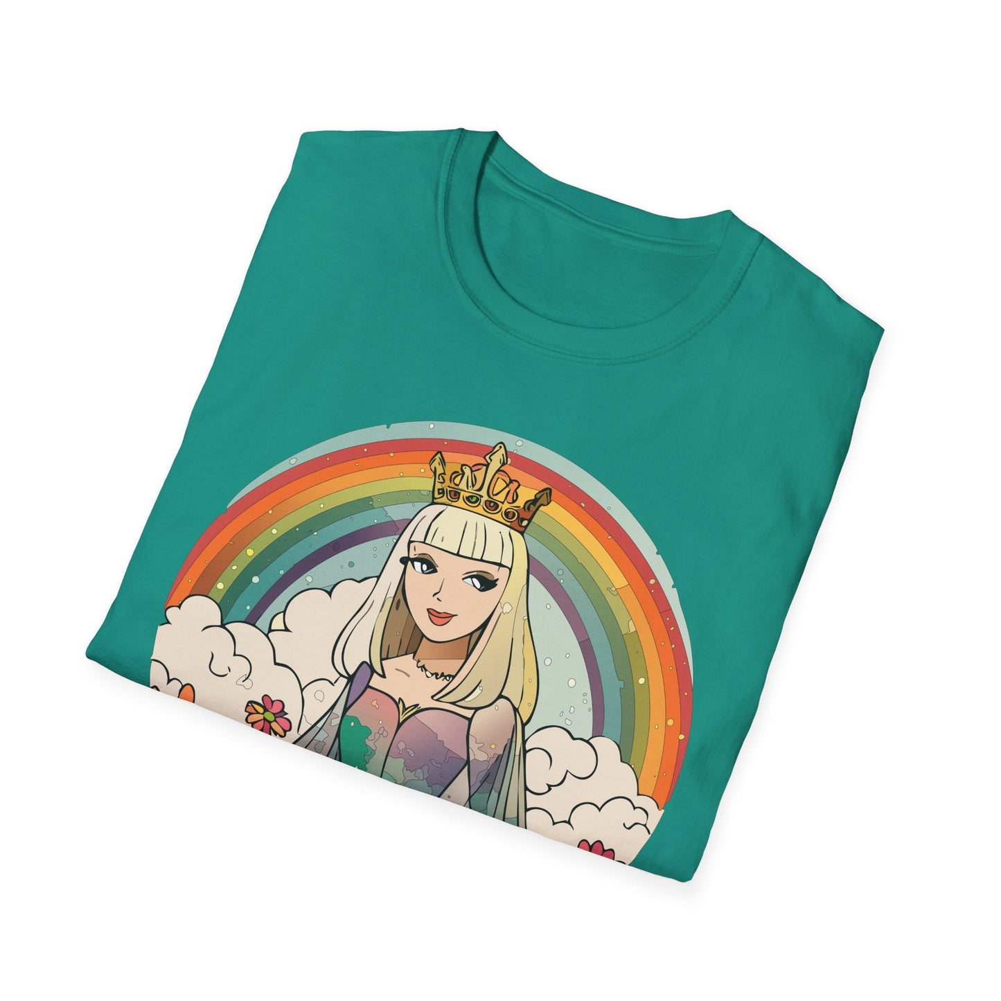Womens Graphic T Shirt Art Design Tee Softstyle 100 Percent Ring Spun Cotton Comfort