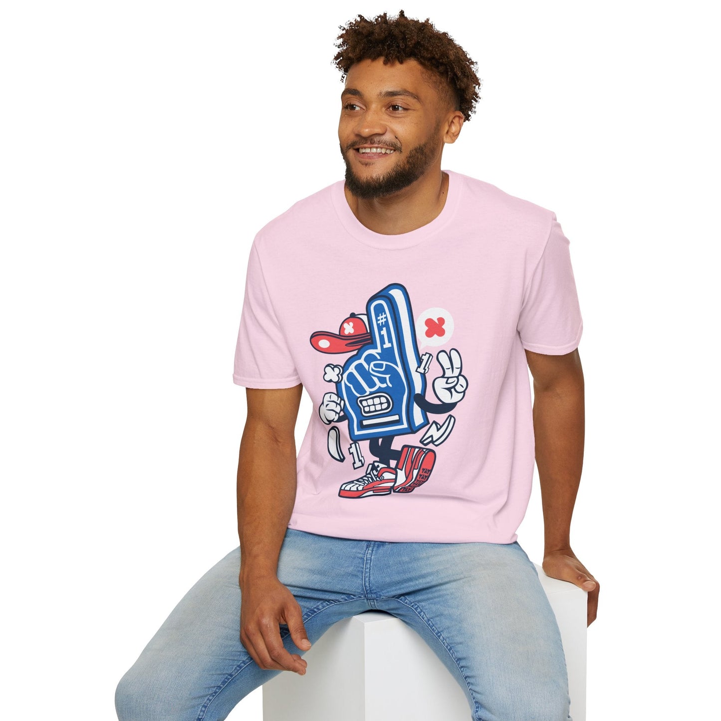 Cartoon T Shirt Animation Tee Unisex Funny Tee Gildan Softstyle 64000 100 Percent Ring Spun Cotton