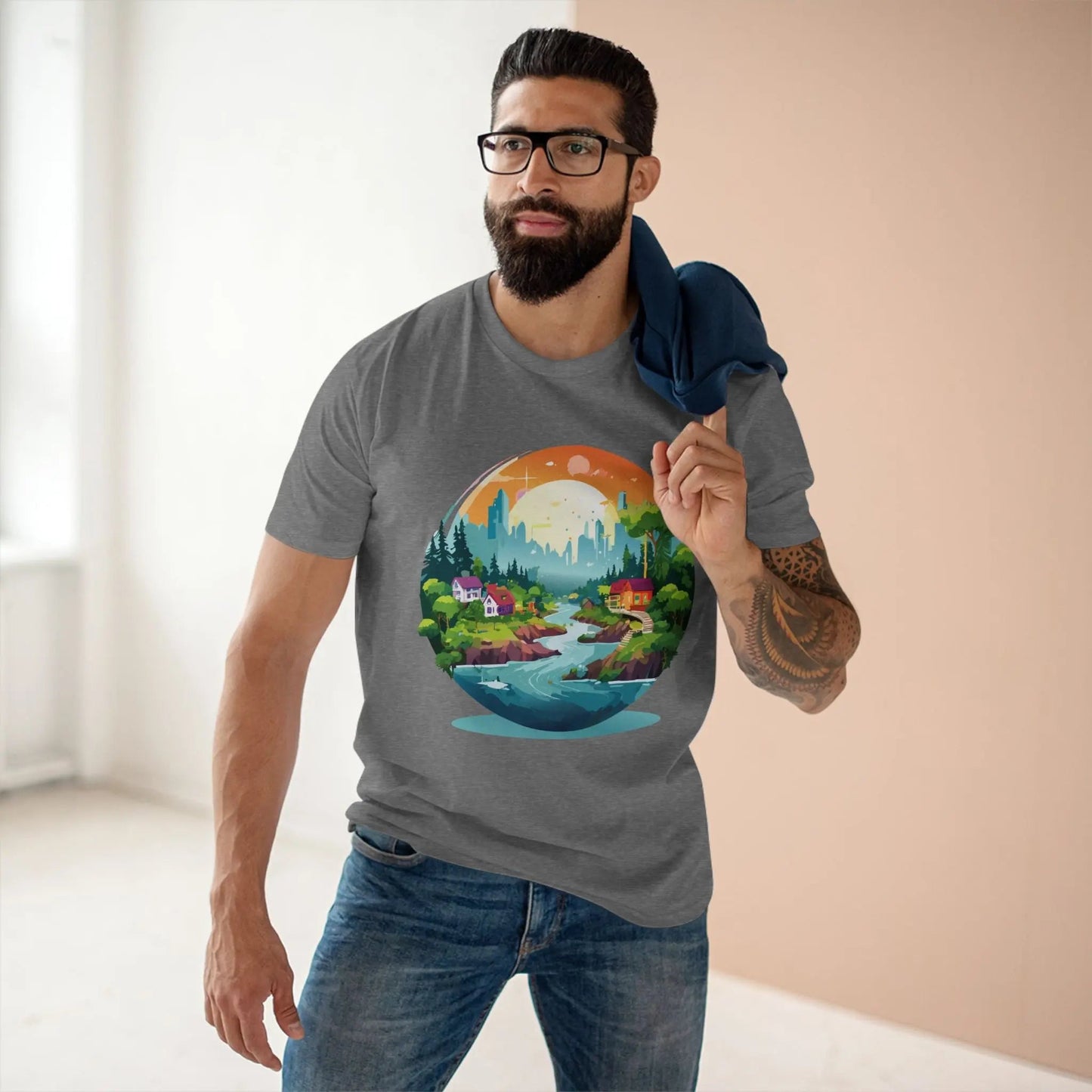 Fantasy Graphic Unisex 100 Cotton Staple Tee 21