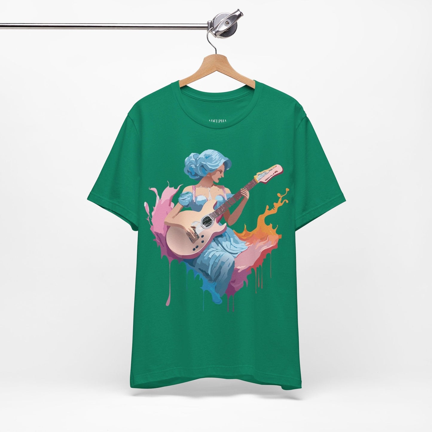 Adelpha Unisex Graphic Tee With Vintage Inspired Art Design Short Sleeve Premium Everyday Wear