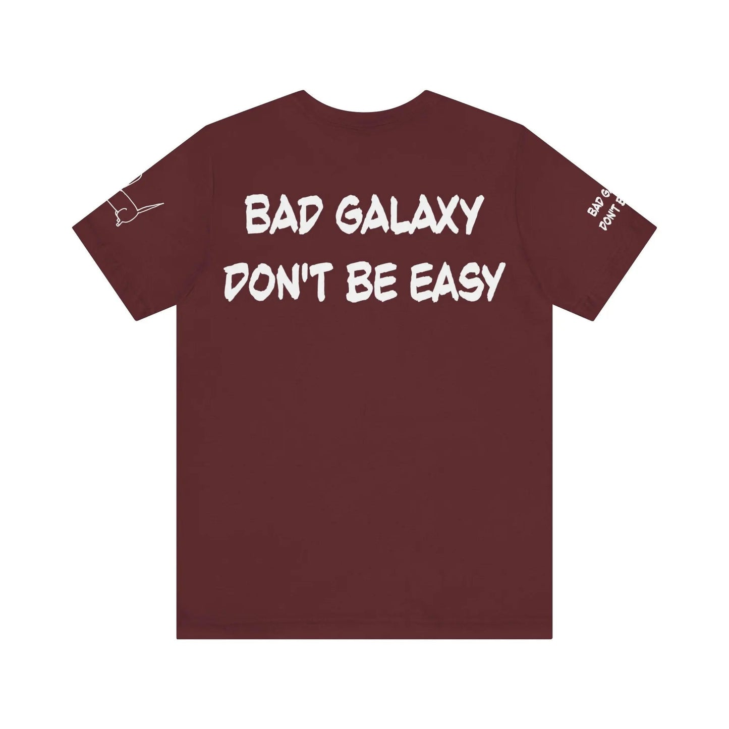 Funny Dog Tee Shirt From Bad Galaxy 100 Percent Cotton Made In USA Eco Friendly Inks