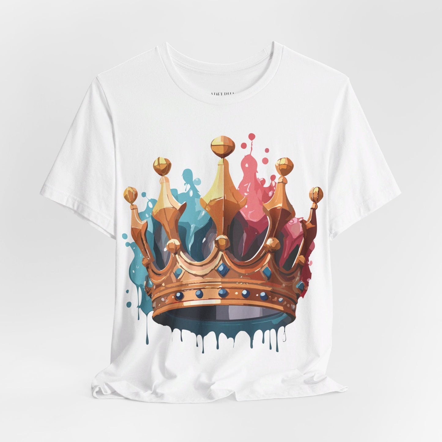 Adelpha Crown Graphic Tee Unisex Vintage Inspired Art Design Short Sleeve Premium Quality